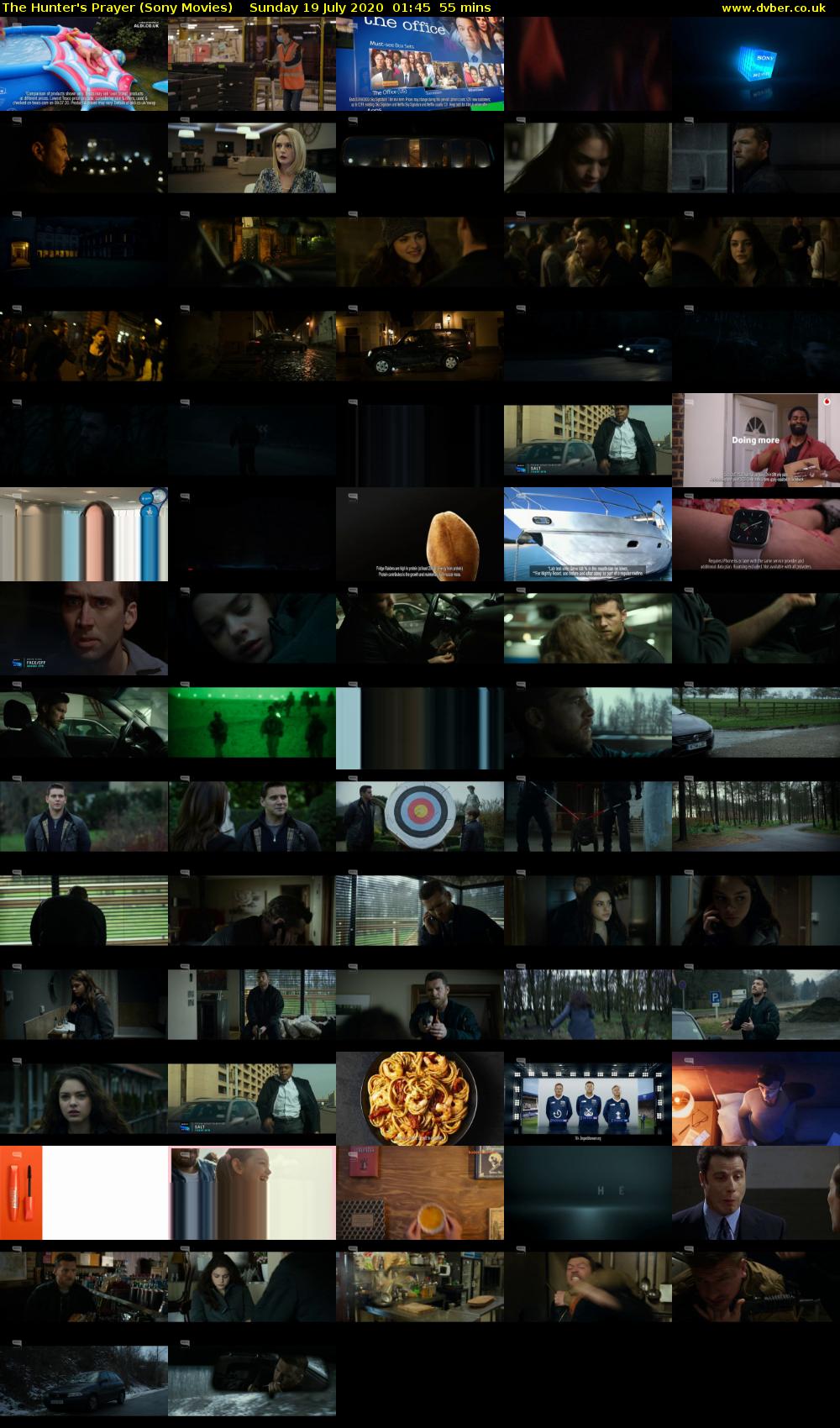 The Hunter's Prayer (Sony Movies) Sunday 19 July 2020 01:45 - 02:40