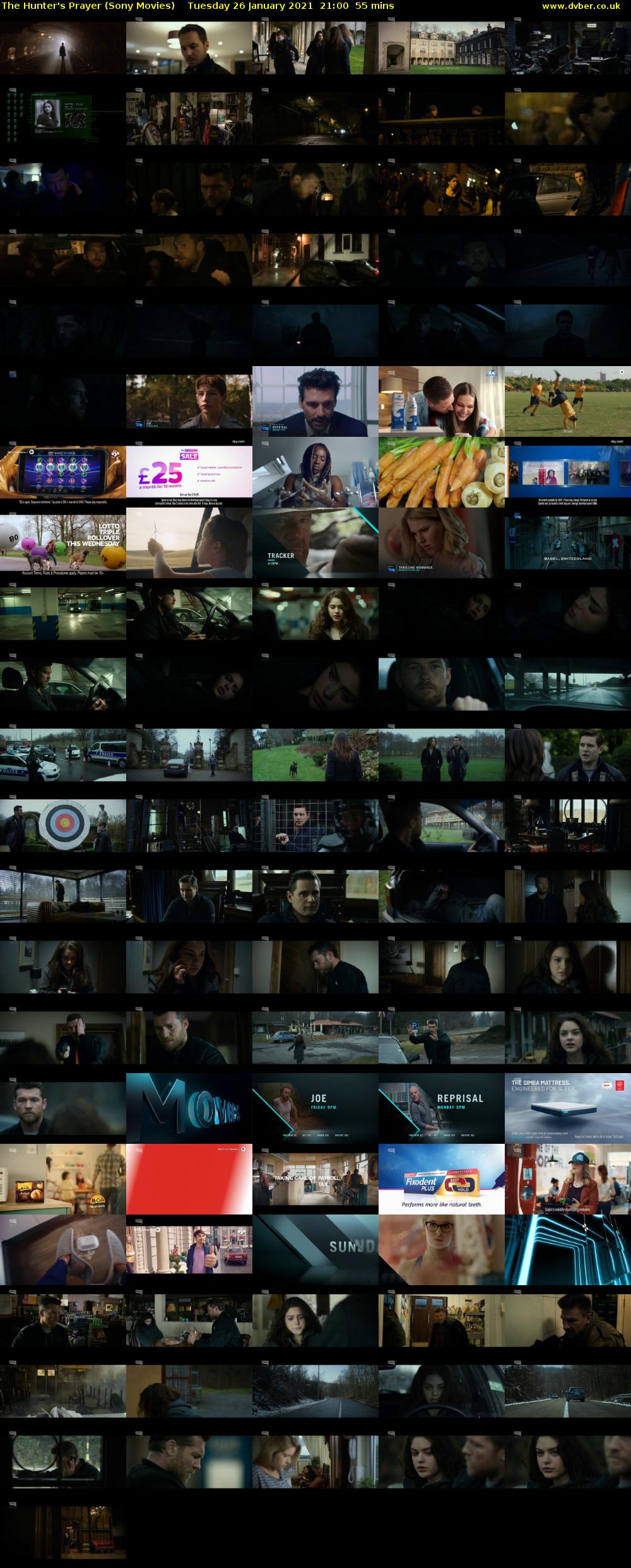 The Hunter's Prayer (Sony Movies) Tuesday 26 January 2021 21:00 - 21:55