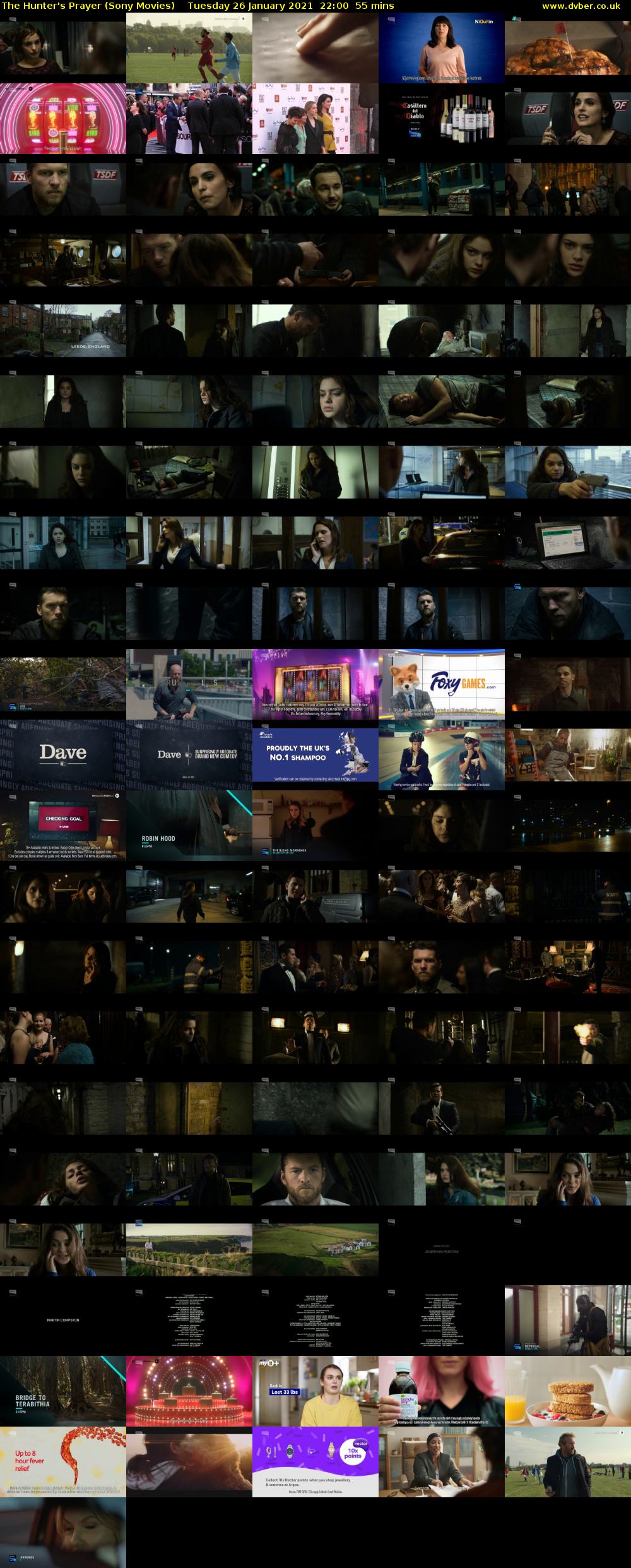 The Hunter's Prayer (Sony Movies) Tuesday 26 January 2021 22:00 - 22:55