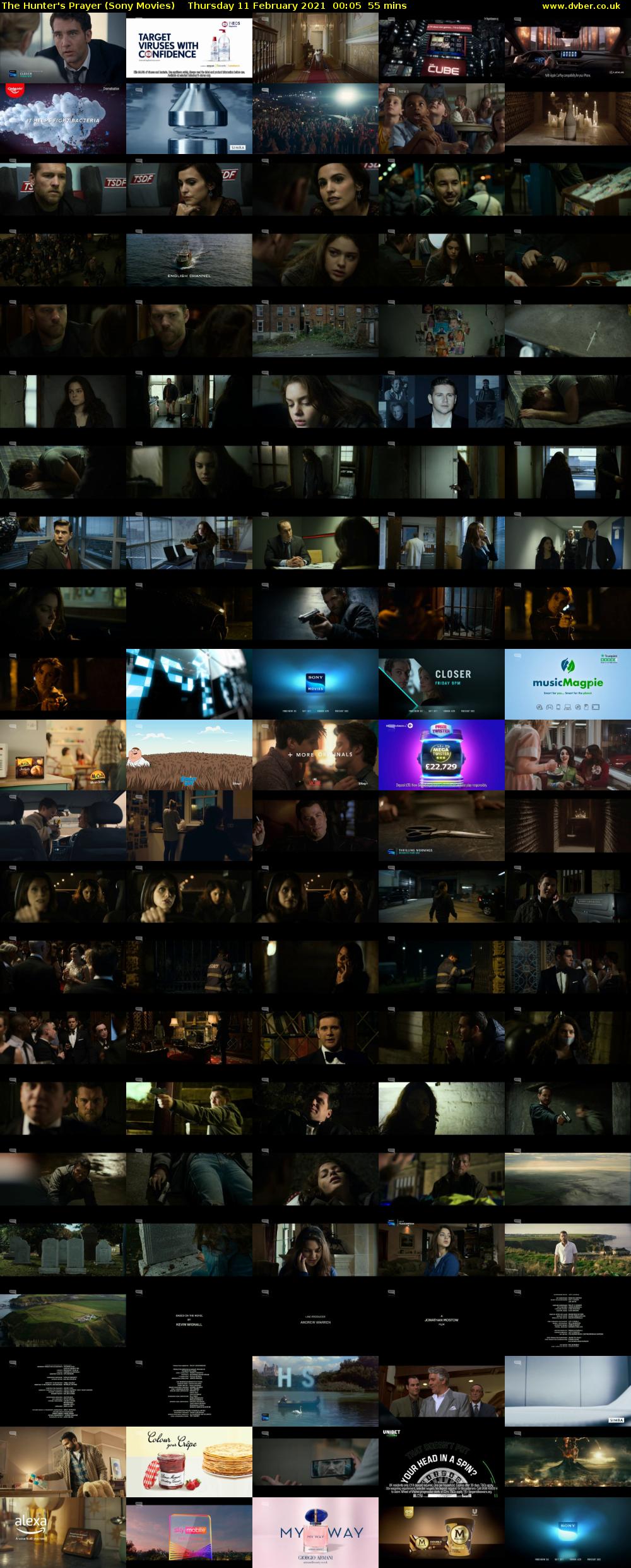 The Hunter's Prayer (Sony Movies) Thursday 11 February 2021 00:05 - 01:00