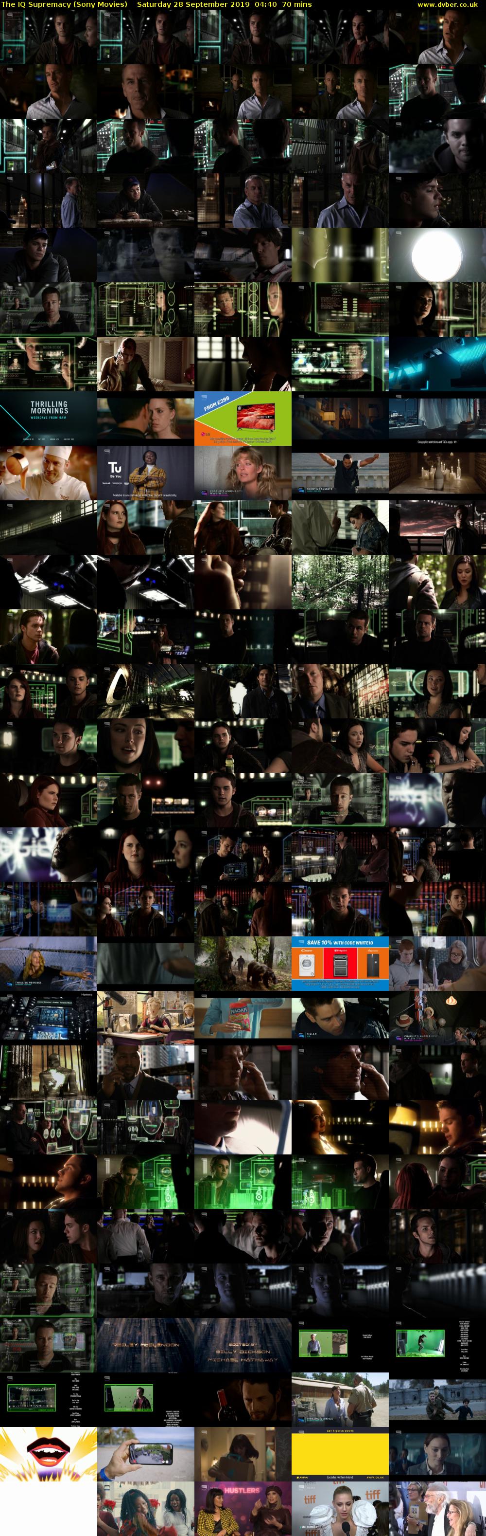 The IQ Supremacy (Sony Movies) Saturday 28 September 2019 04:40 - 05:50