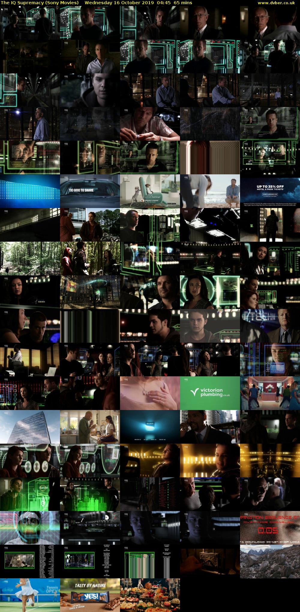 The IQ Supremacy (Sony Movies) Wednesday 16 October 2019 04:45 - 05:50