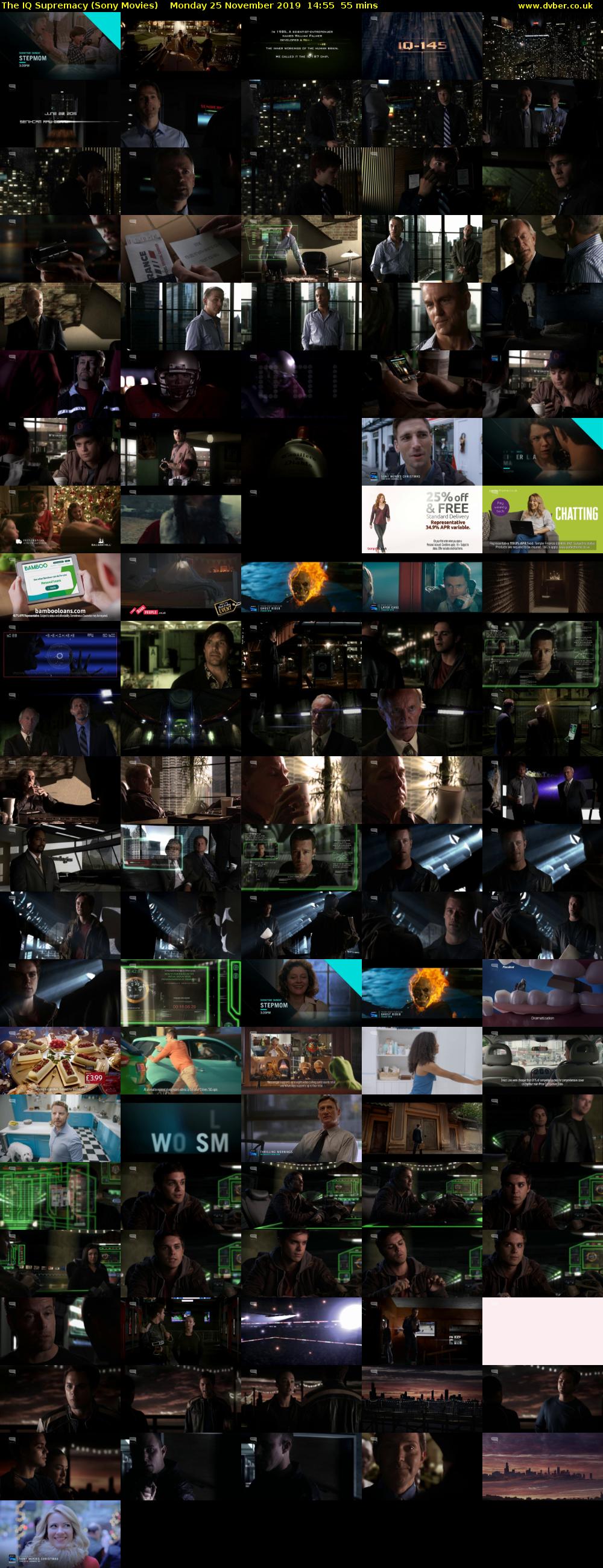 The IQ Supremacy (Sony Movies) Monday 25 November 2019 14:55 - 15:50
