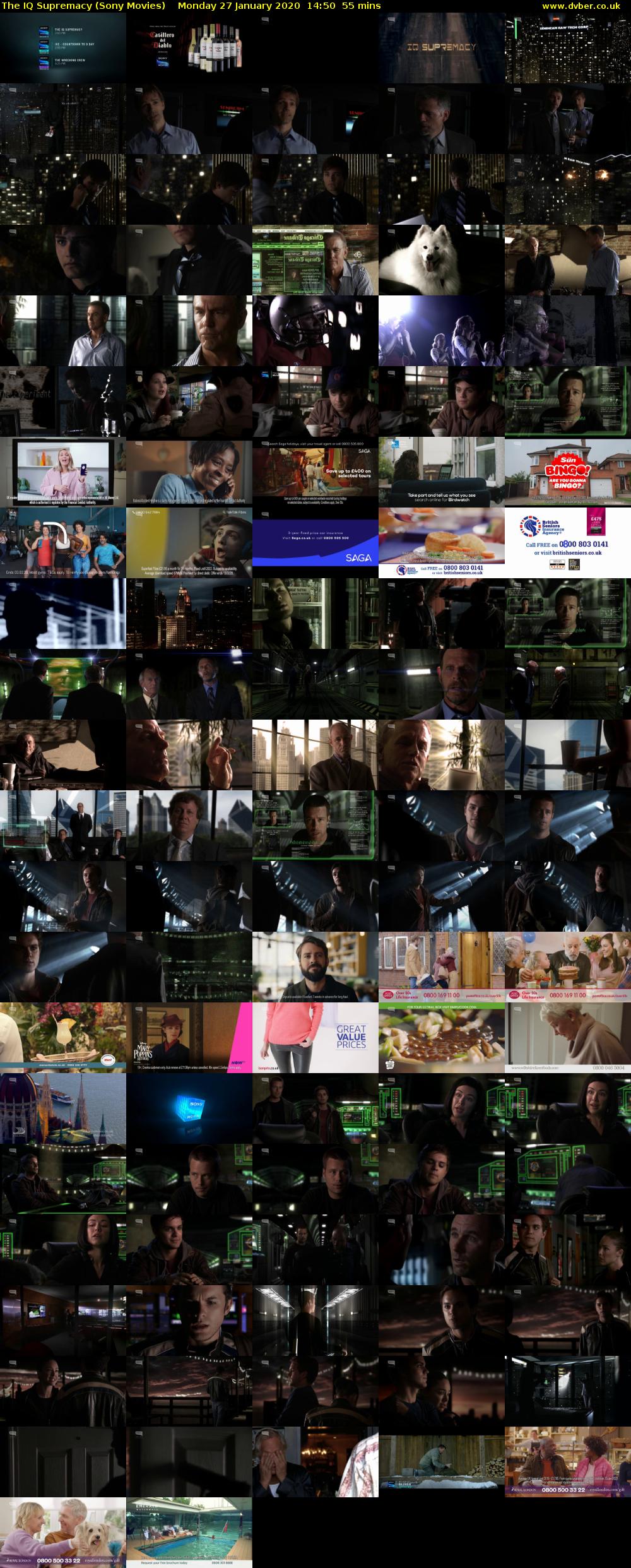The IQ Supremacy (Sony Movies) Monday 27 January 2020 14:50 - 15:45