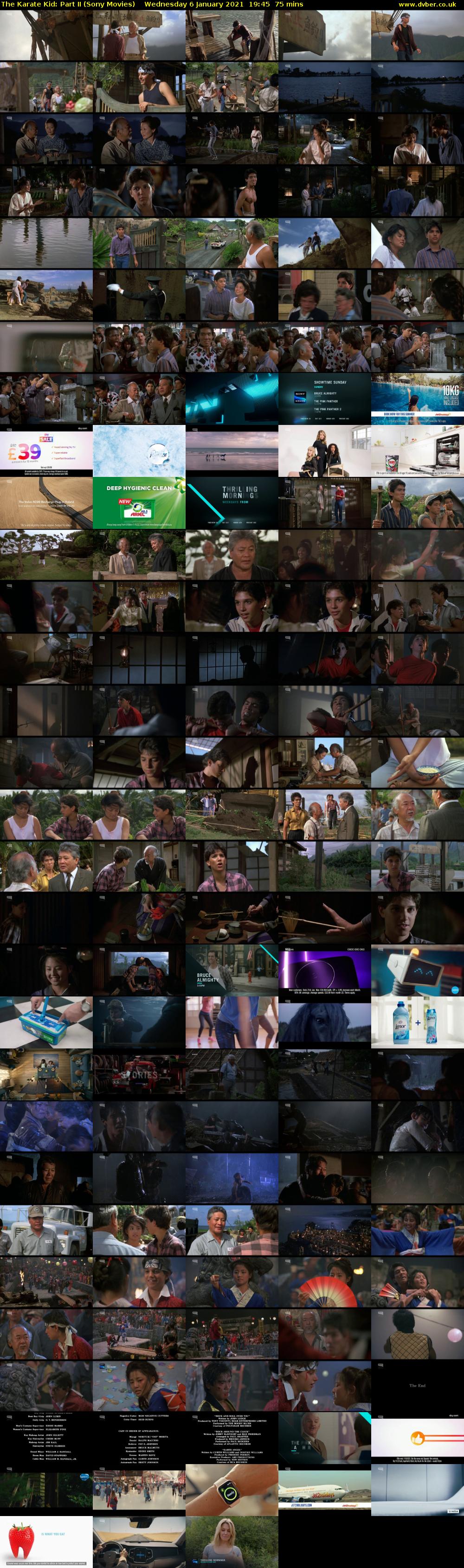 The Karate Kid: Part II (Sony Movies) Wednesday 6 January 2021 19:45 - 21:00