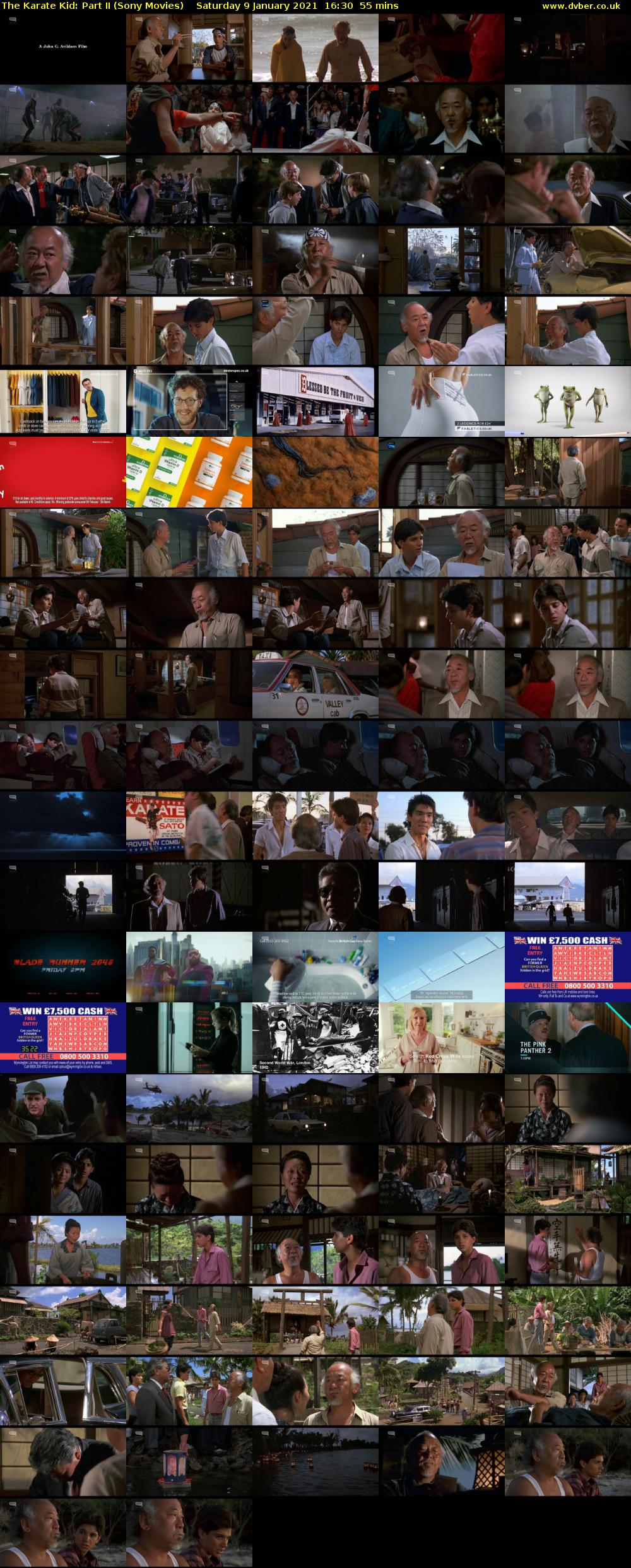 The Karate Kid: Part II (Sony Movies) Saturday 9 January 2021 16:30 - 17:25