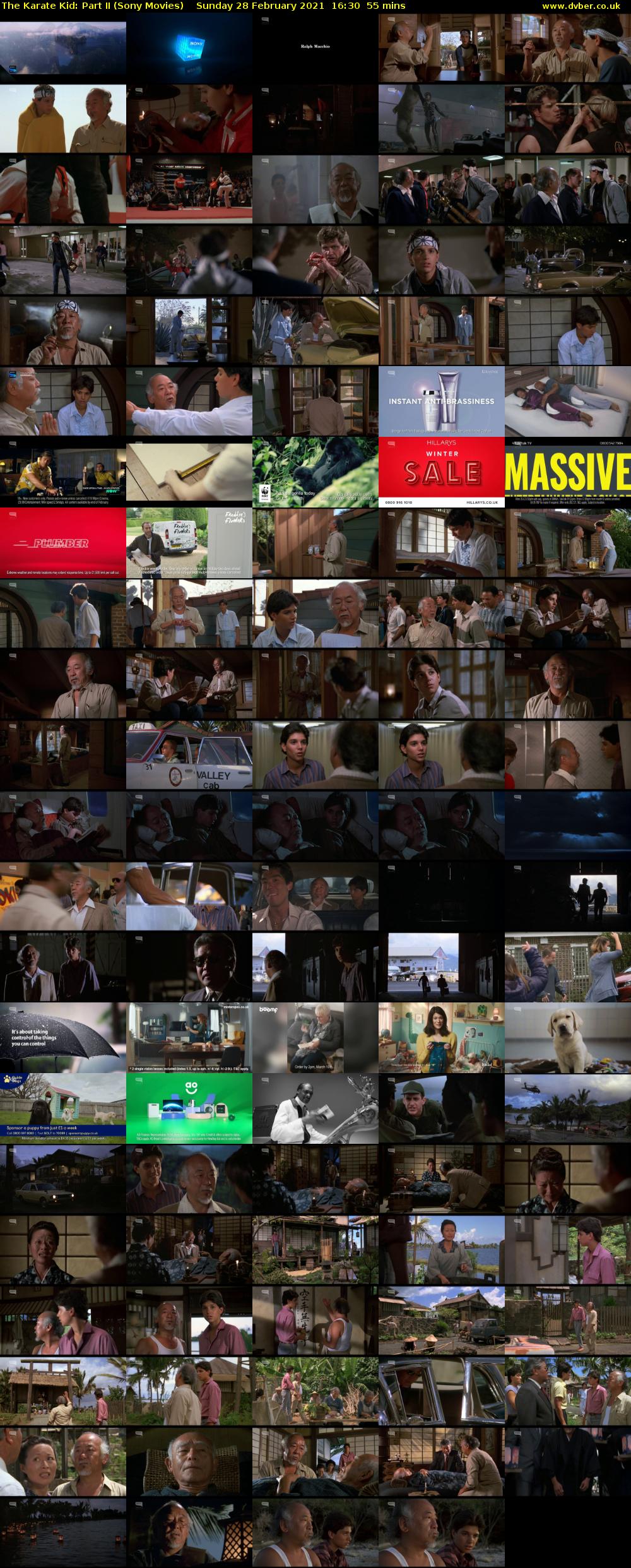 The Karate Kid: Part II (Sony Movies) Sunday 28 February 2021 16:30 - 17:25