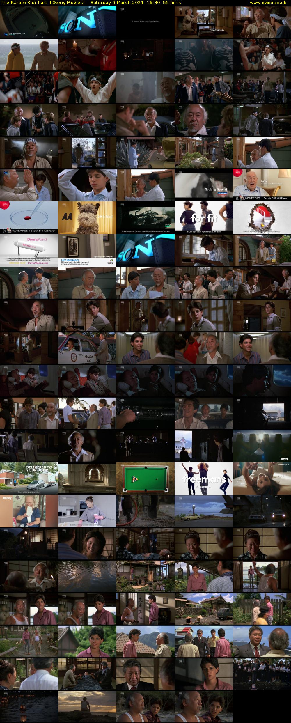 The Karate Kid: Part II (Sony Movies) Saturday 6 March 2021 16:30 - 17:25