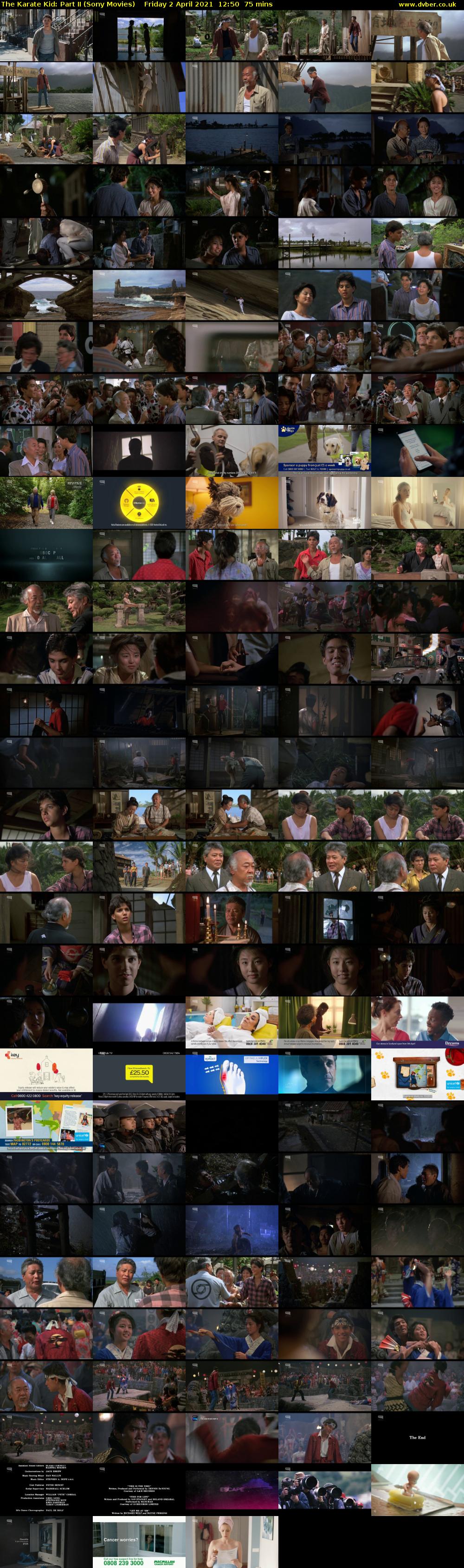 The Karate Kid: Part II (Sony Movies) Friday 2 April 2021 12:50 - 14:05