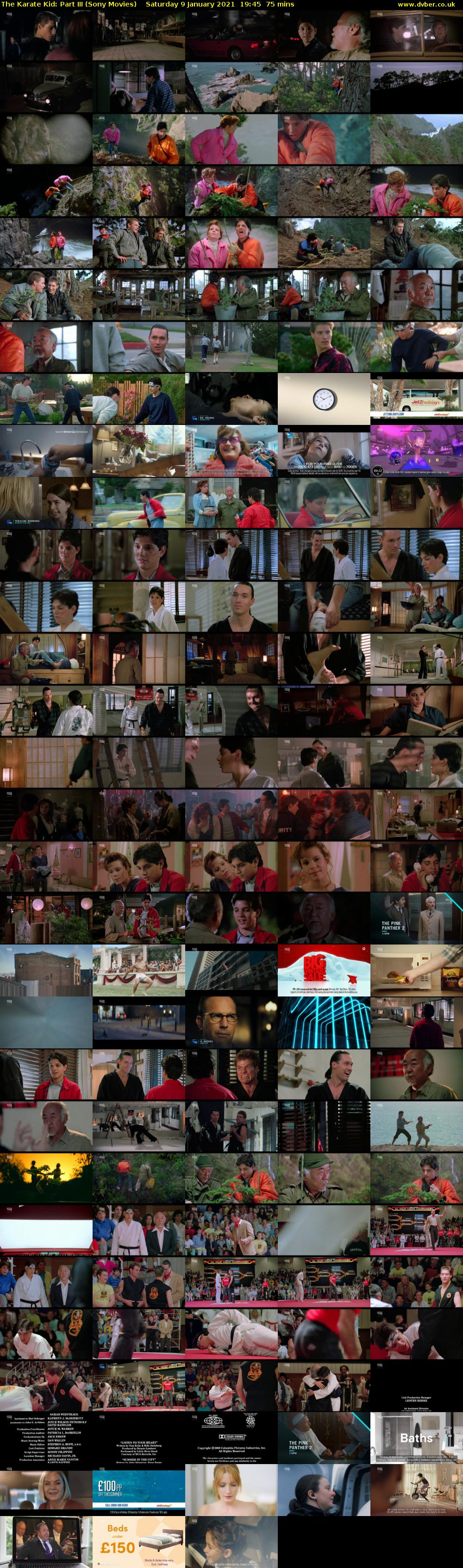 The Karate Kid: Part III (Sony Movies) Saturday 9 January 2021 19:45 - 21:00