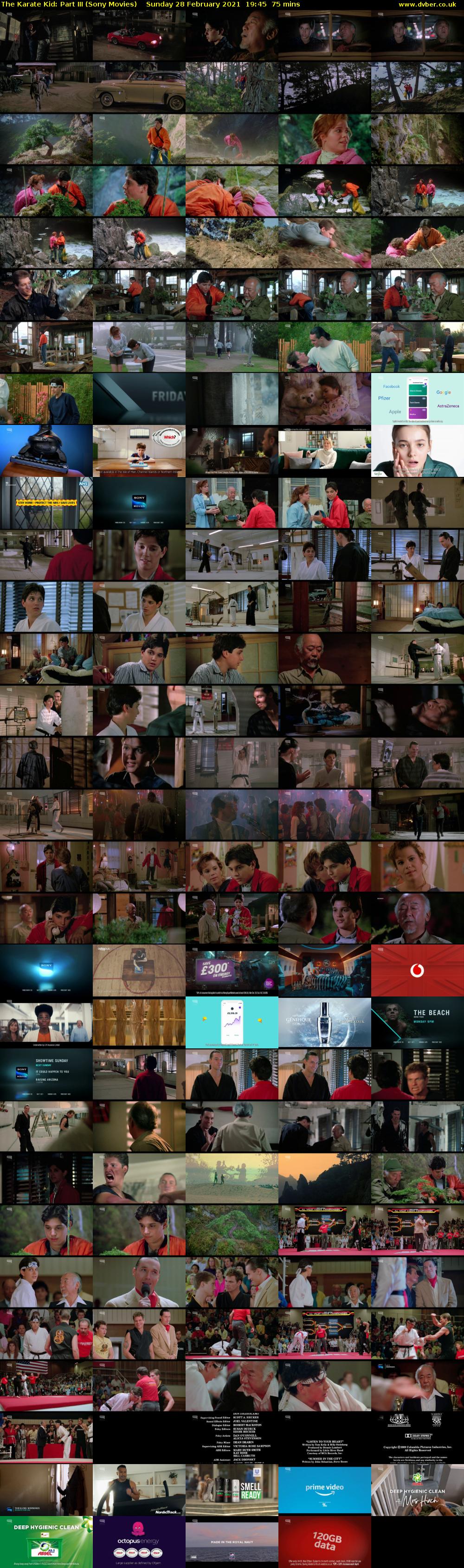The Karate Kid: Part III (Sony Movies) Sunday 28 February 2021 19:45 - 21:00