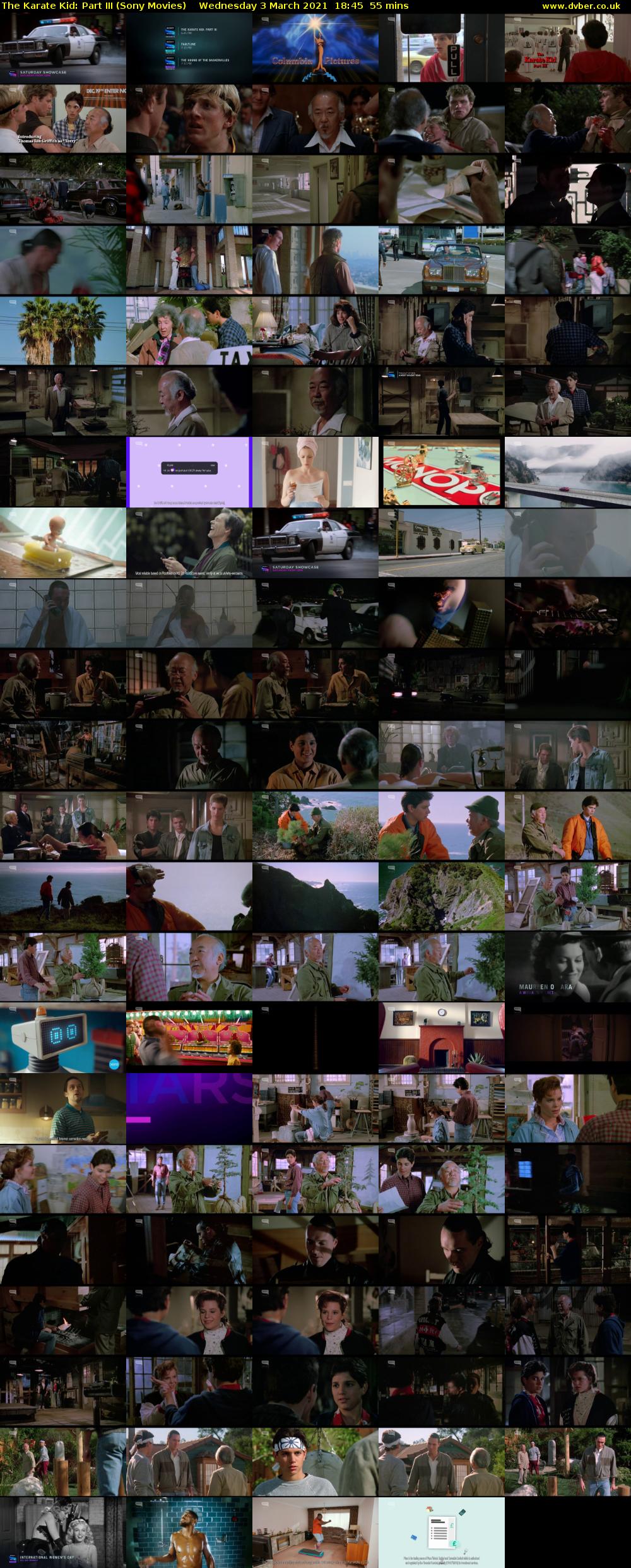 The Karate Kid: Part III (Sony Movies) Wednesday 3 March 2021 18:45 - 19:40