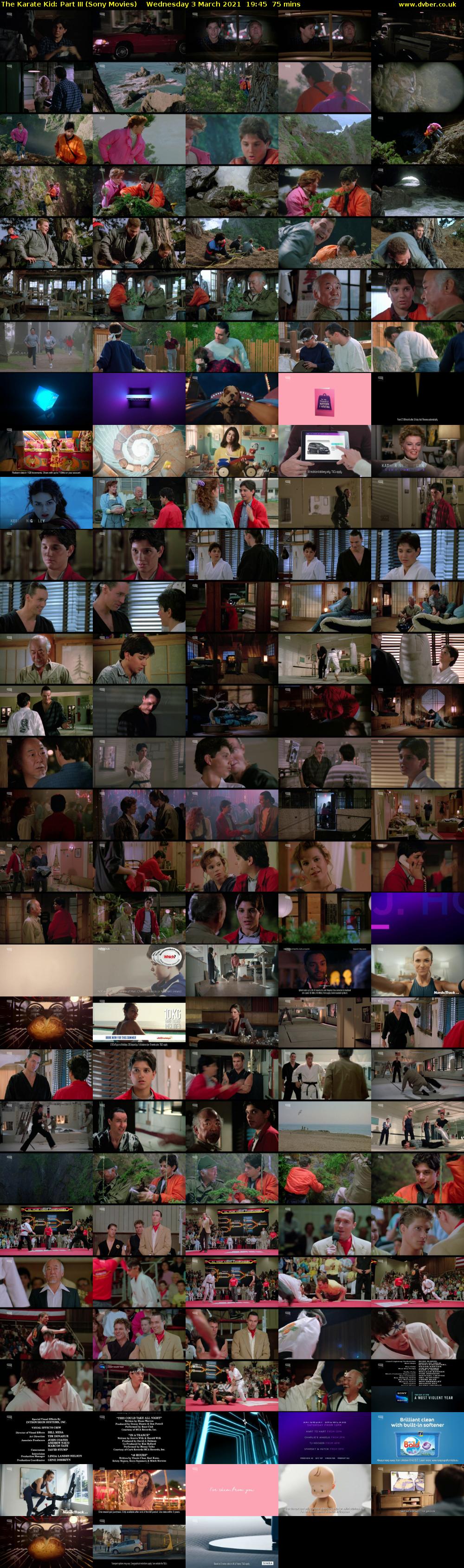 The Karate Kid: Part III (Sony Movies) Wednesday 3 March 2021 19:45 - 21:00