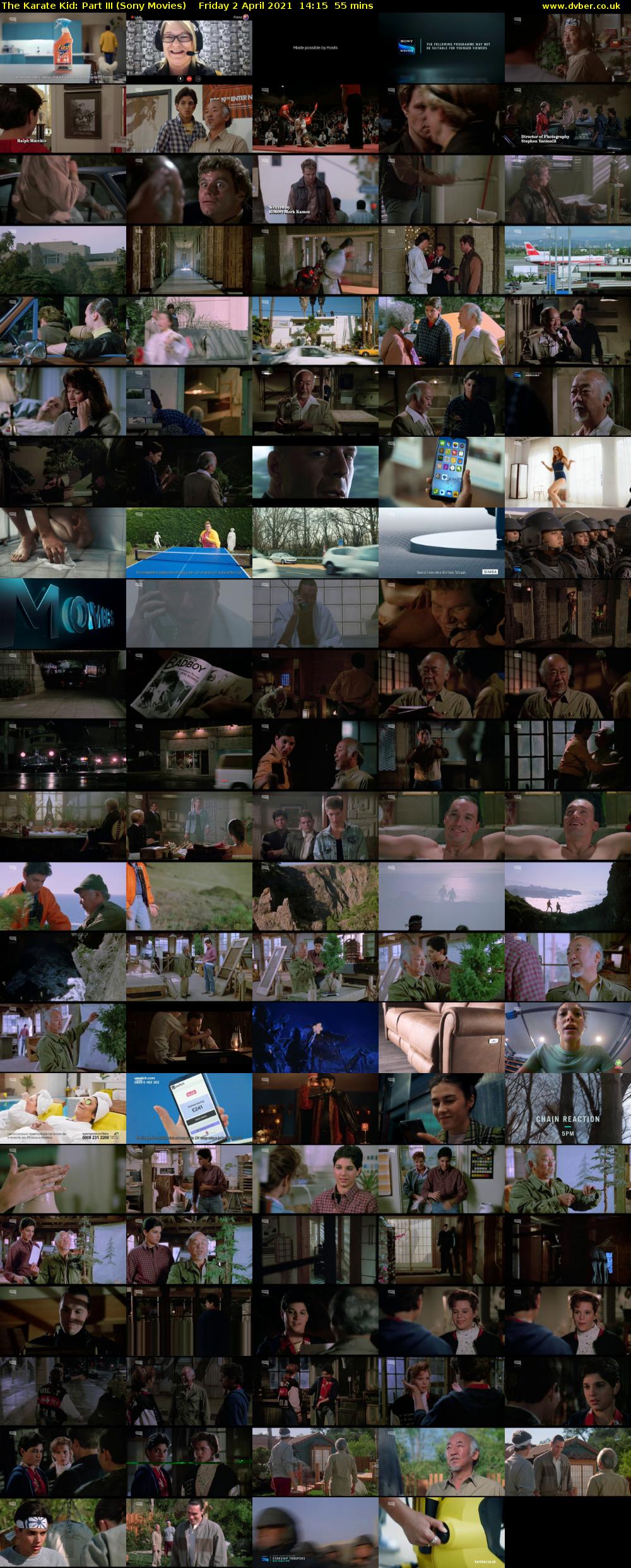 The Karate Kid: Part III (Sony Movies) Friday 2 April 2021 14:15 - 15:10