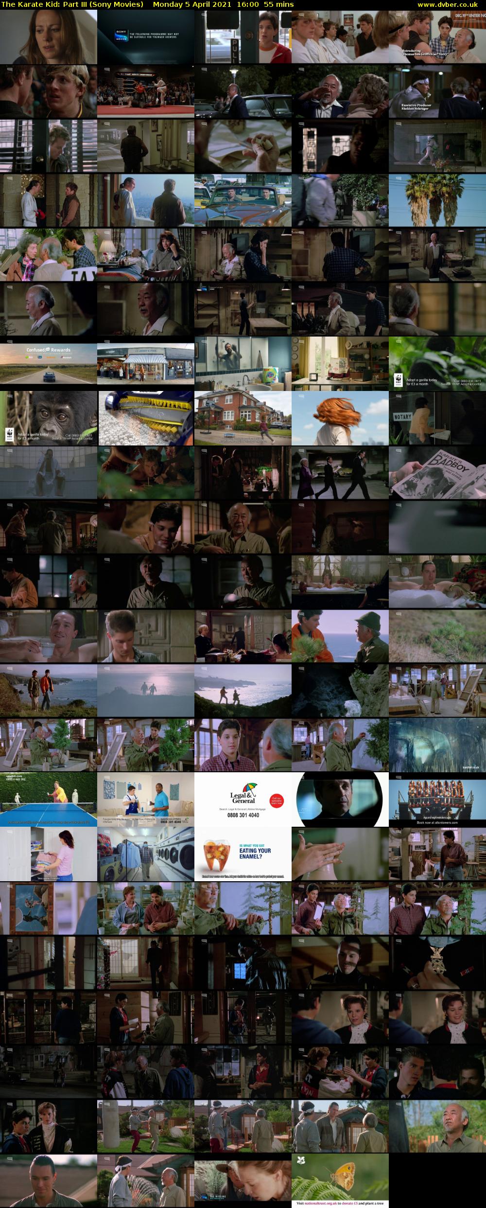 The Karate Kid: Part III (Sony Movies) Monday 5 April 2021 16:00 - 16:55