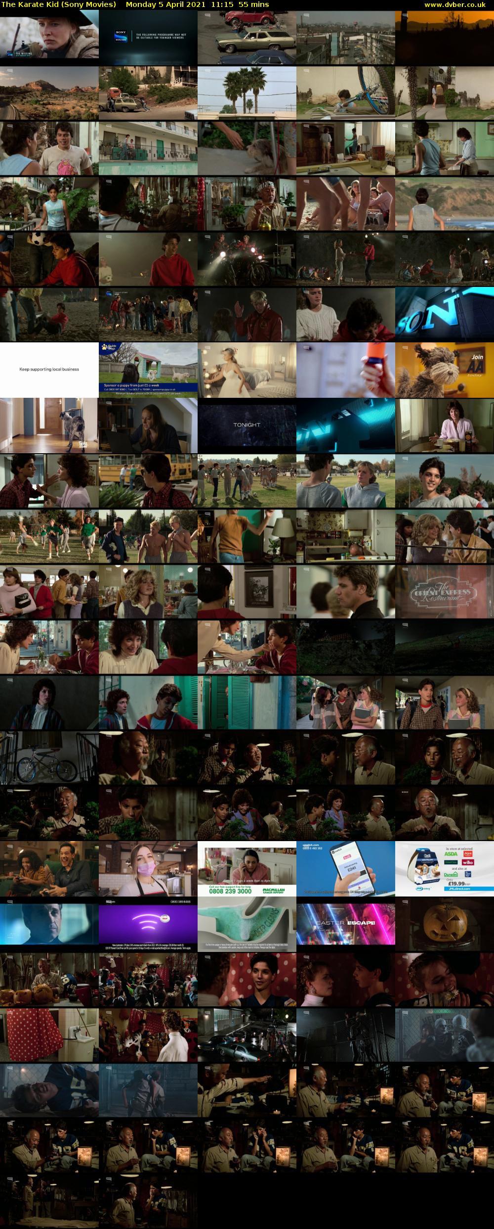 The Karate Kid (Sony Movies) Monday 5 April 2021 11:15 - 12:10