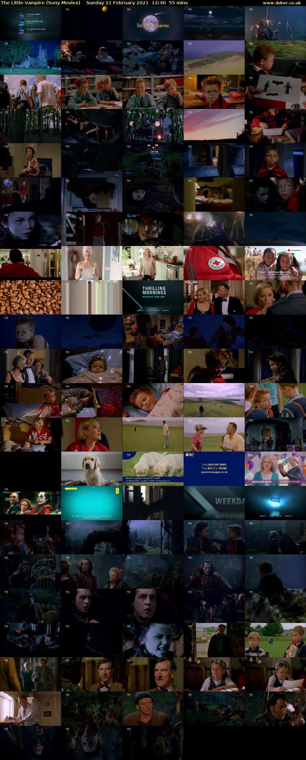 The Little Vampire (Sony Movies) Sunday 21 February 2021 12:40 - 13:35