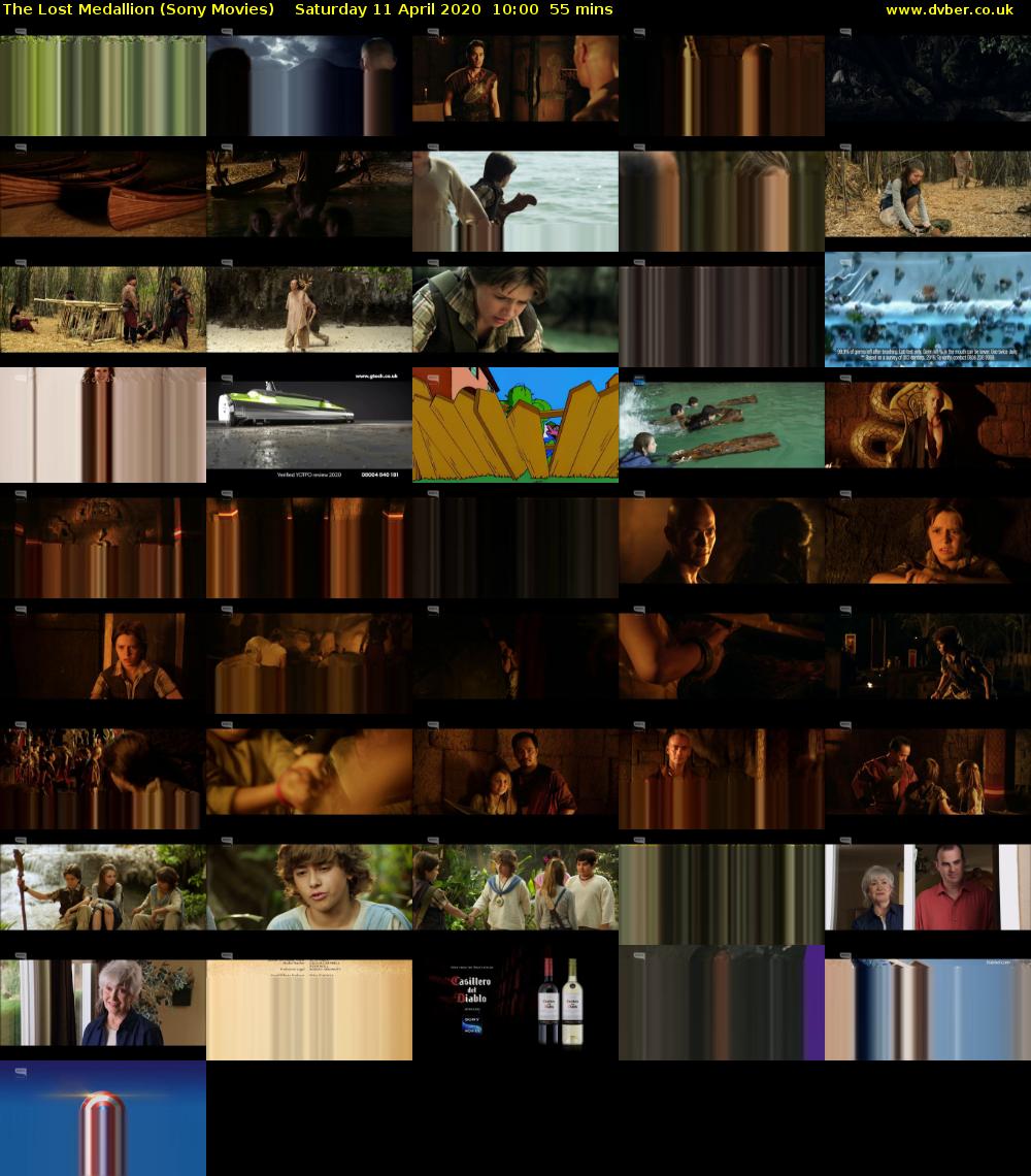 The Lost Medallion (Sony Movies) Saturday 11 April 2020 10:00 - 10:55