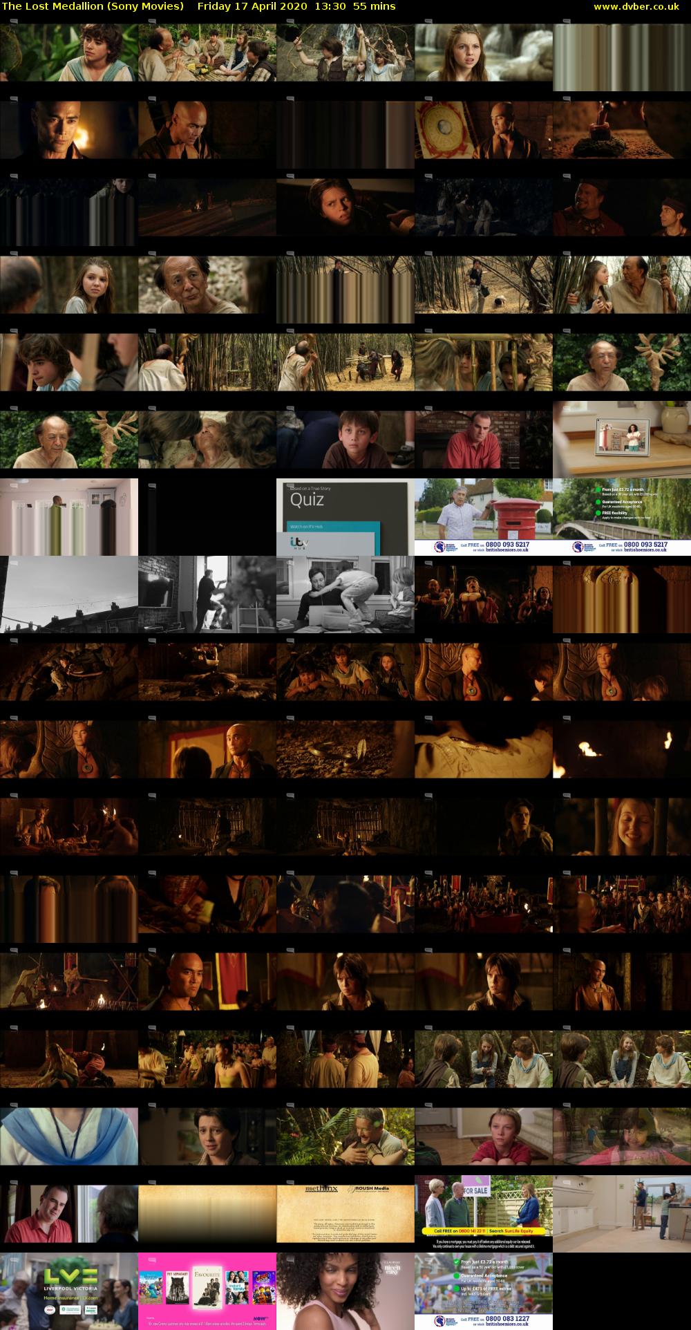 The Lost Medallion (Sony Movies) Friday 17 April 2020 13:30 - 14:25