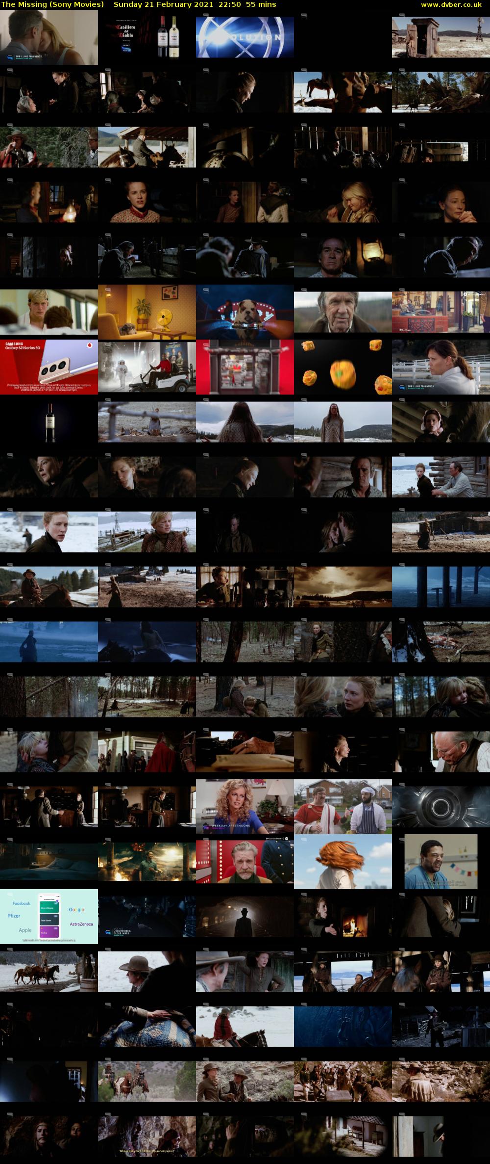 The Missing (Sony Movies) Sunday 21 February 2021 22:50 - 23:45