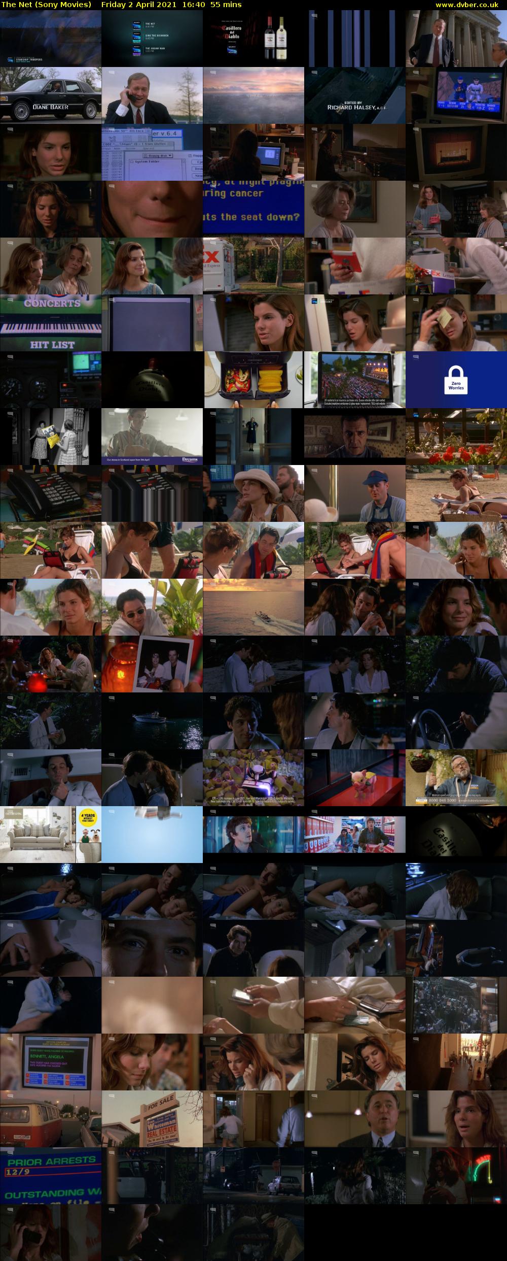 The Net (Sony Movies) Friday 2 April 2021 16:40 - 17:35