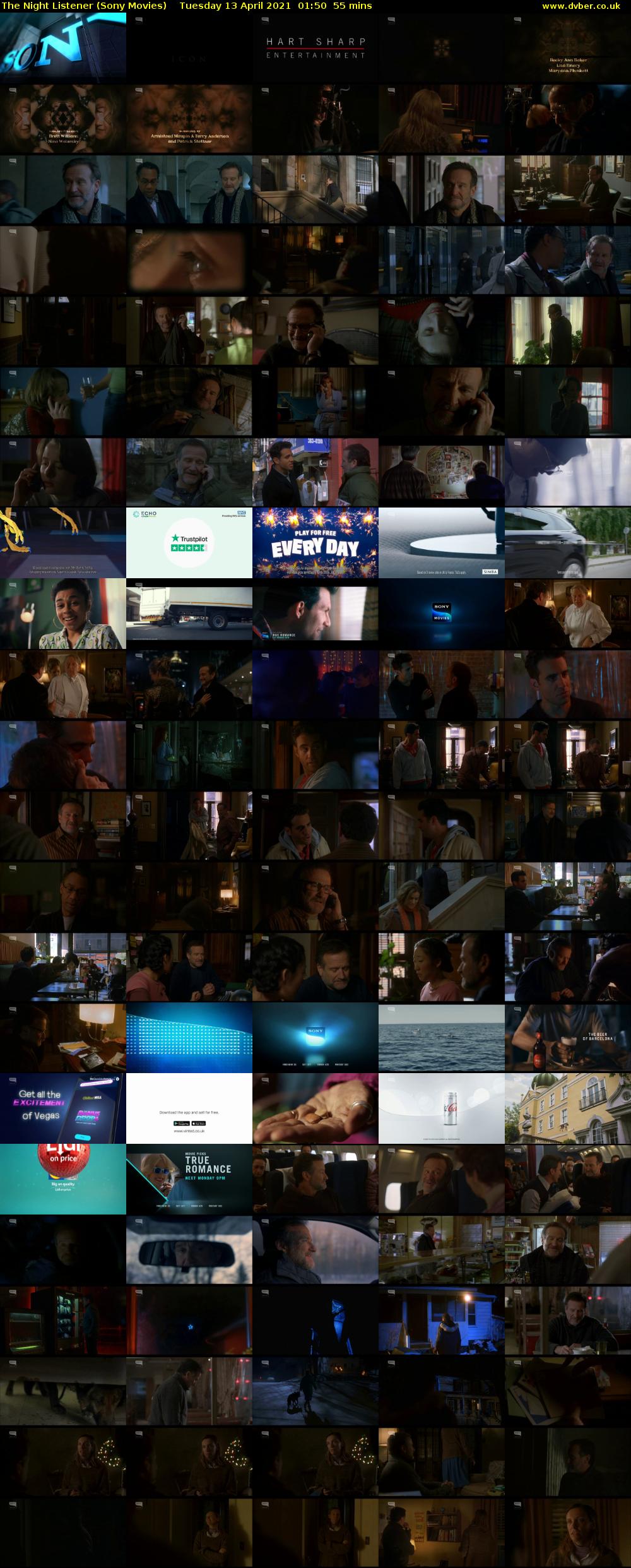 The Night Listener (Sony Movies) Tuesday 13 April 2021 01:50 - 02:45
