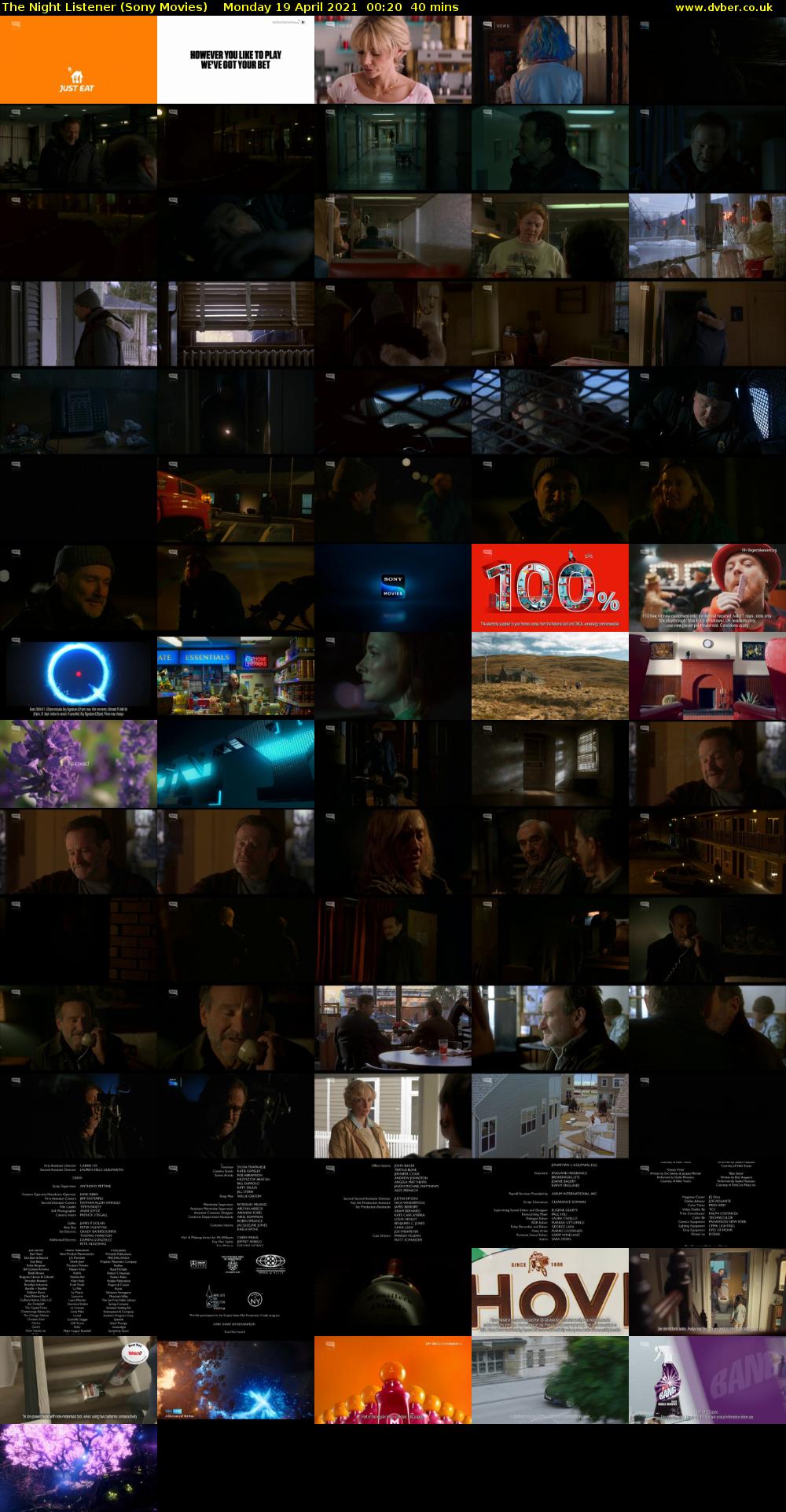 The Night Listener (Sony Movies) Monday 19 April 2021 00:20 - 01:00