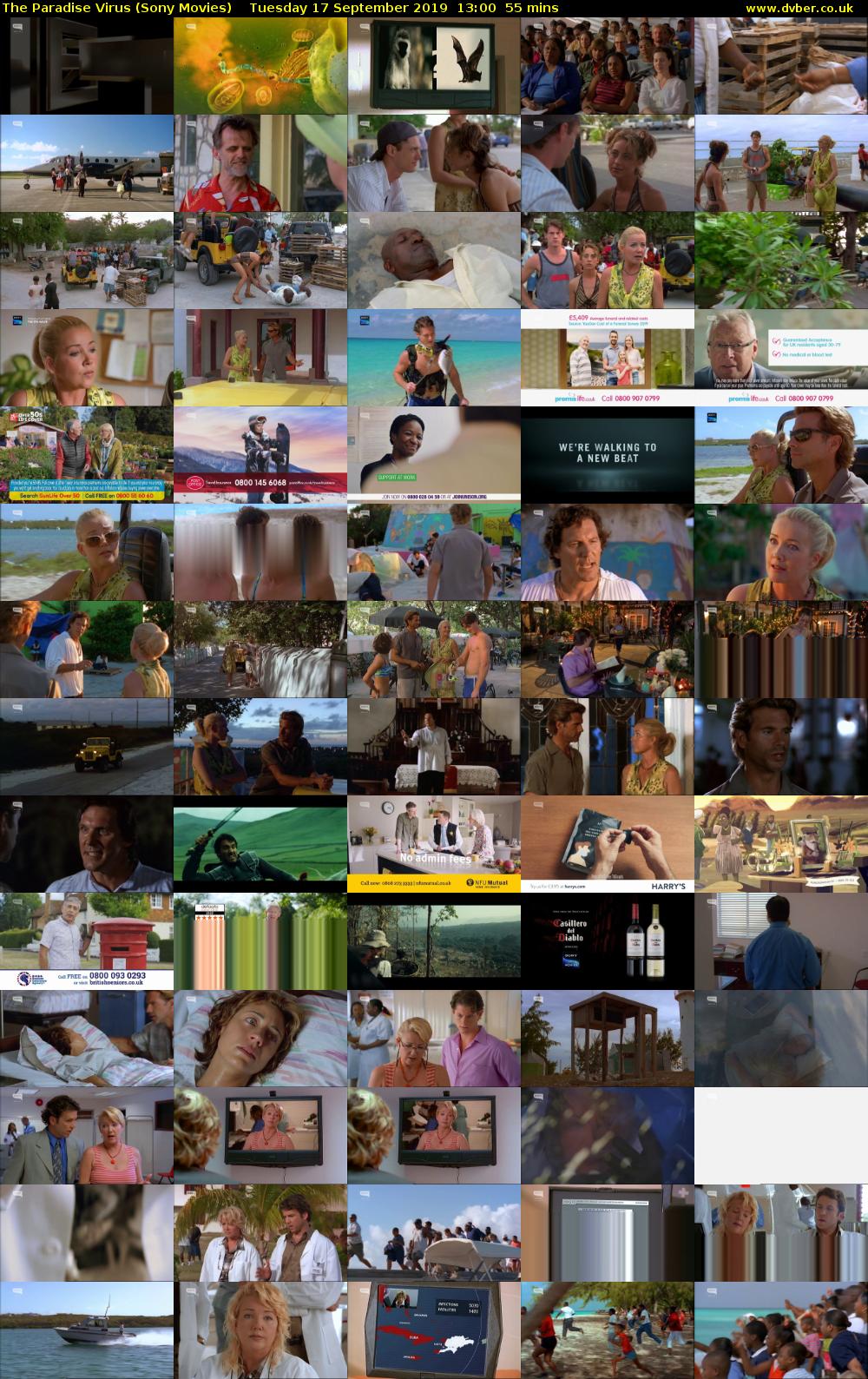 The Paradise Virus (Sony Movies) Tuesday 17 September 2019 13:00 - 13:55