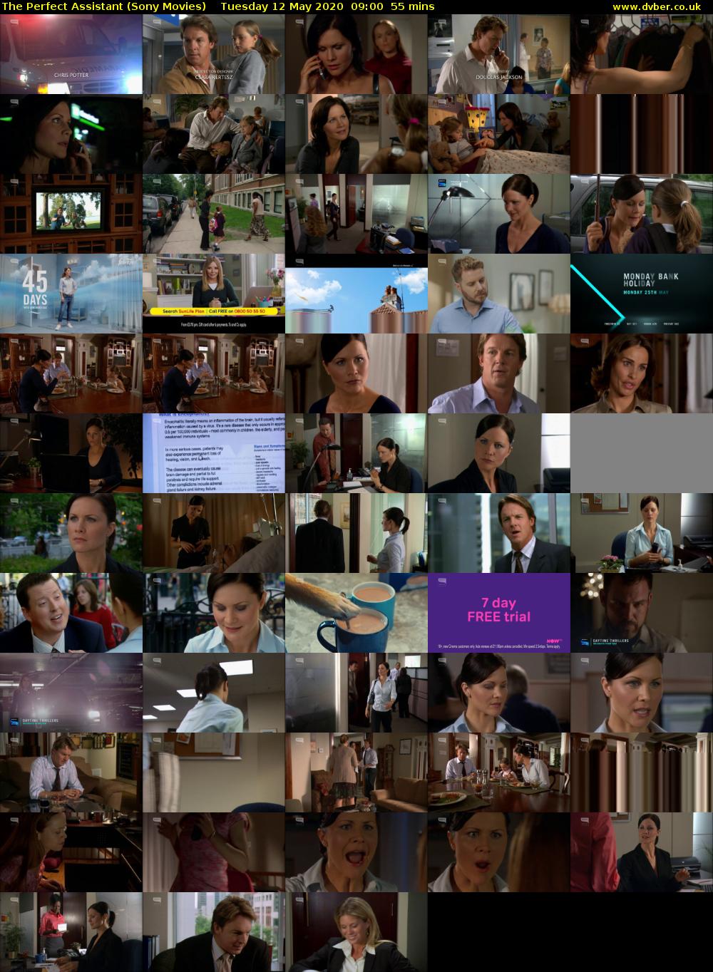 The Perfect Assistant (Sony Movies) Tuesday 12 May 2020 09:00 - 09:55