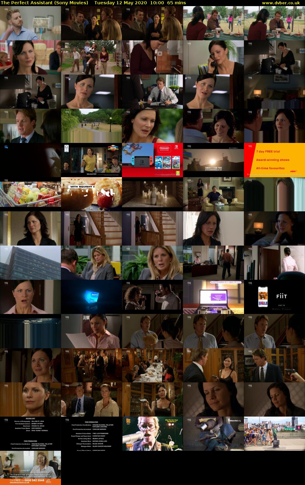 The Perfect Assistant (Sony Movies) Tuesday 12 May 2020 10:00 - 11:05