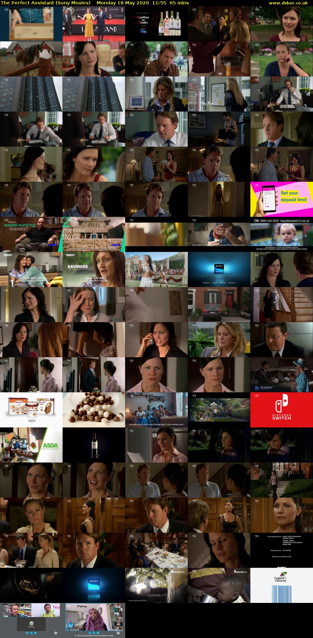 The Perfect Assistant (Sony Movies) Monday 18 May 2020 11:55 - 13:00