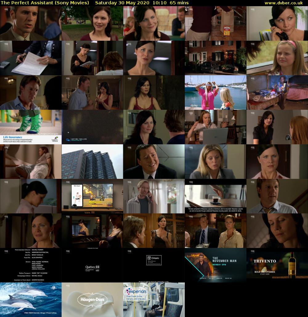 The Perfect Assistant (Sony Movies) Saturday 30 May 2020 10:10 - 11:15