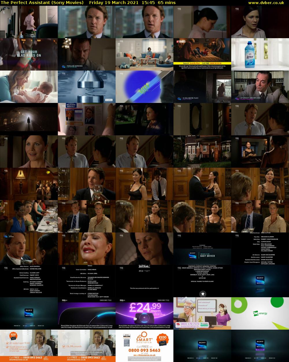 The Perfect Assistant (Sony Movies) Friday 19 March 2021 15:45 - 16:50
