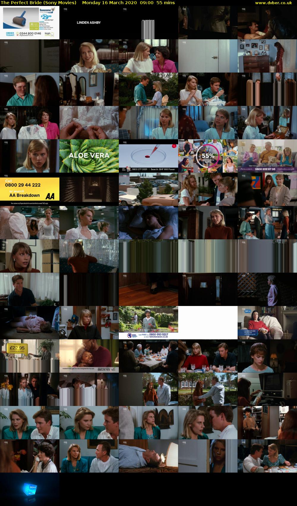 The Perfect Bride (Sony Movies) Monday 16 March 2020 09:00 - 09:55