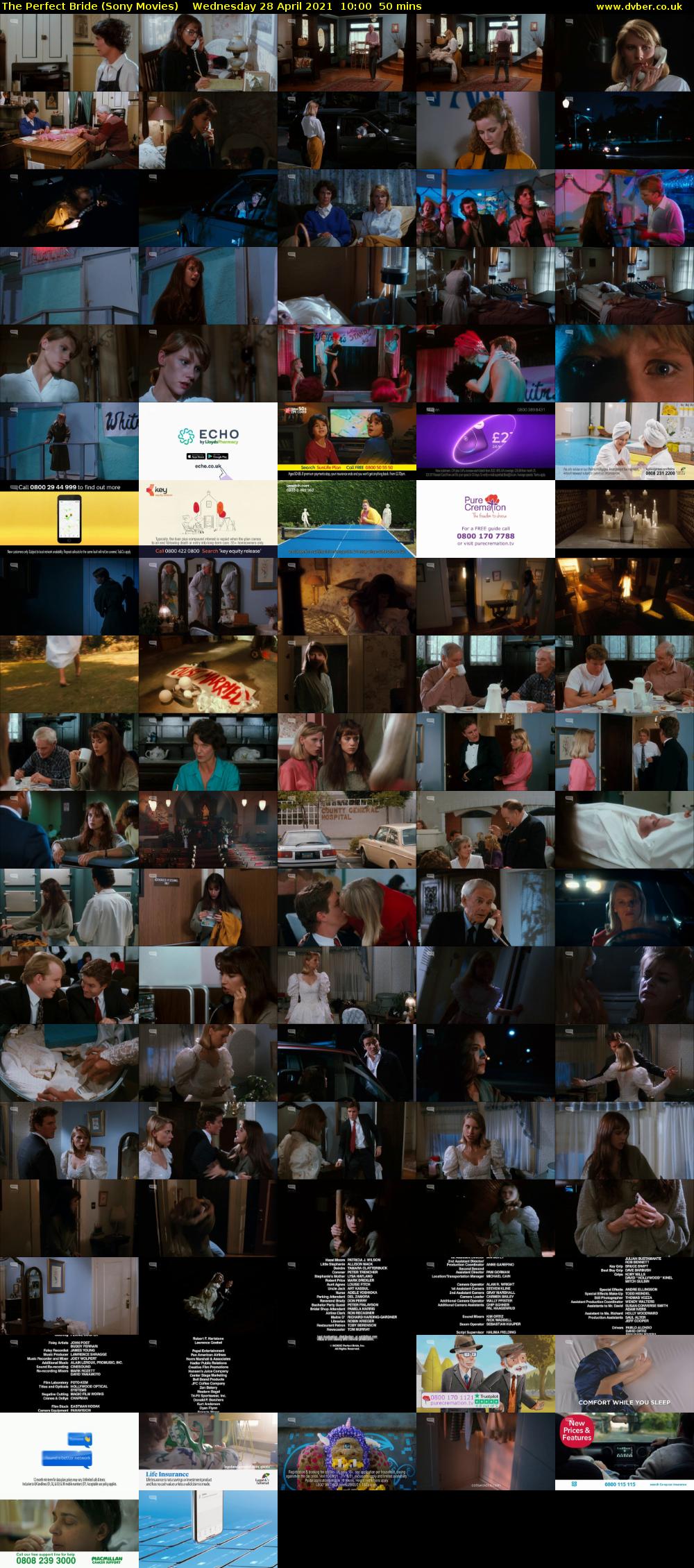 The Perfect Bride (Sony Movies) Wednesday 28 April 2021 10:00 - 10:50