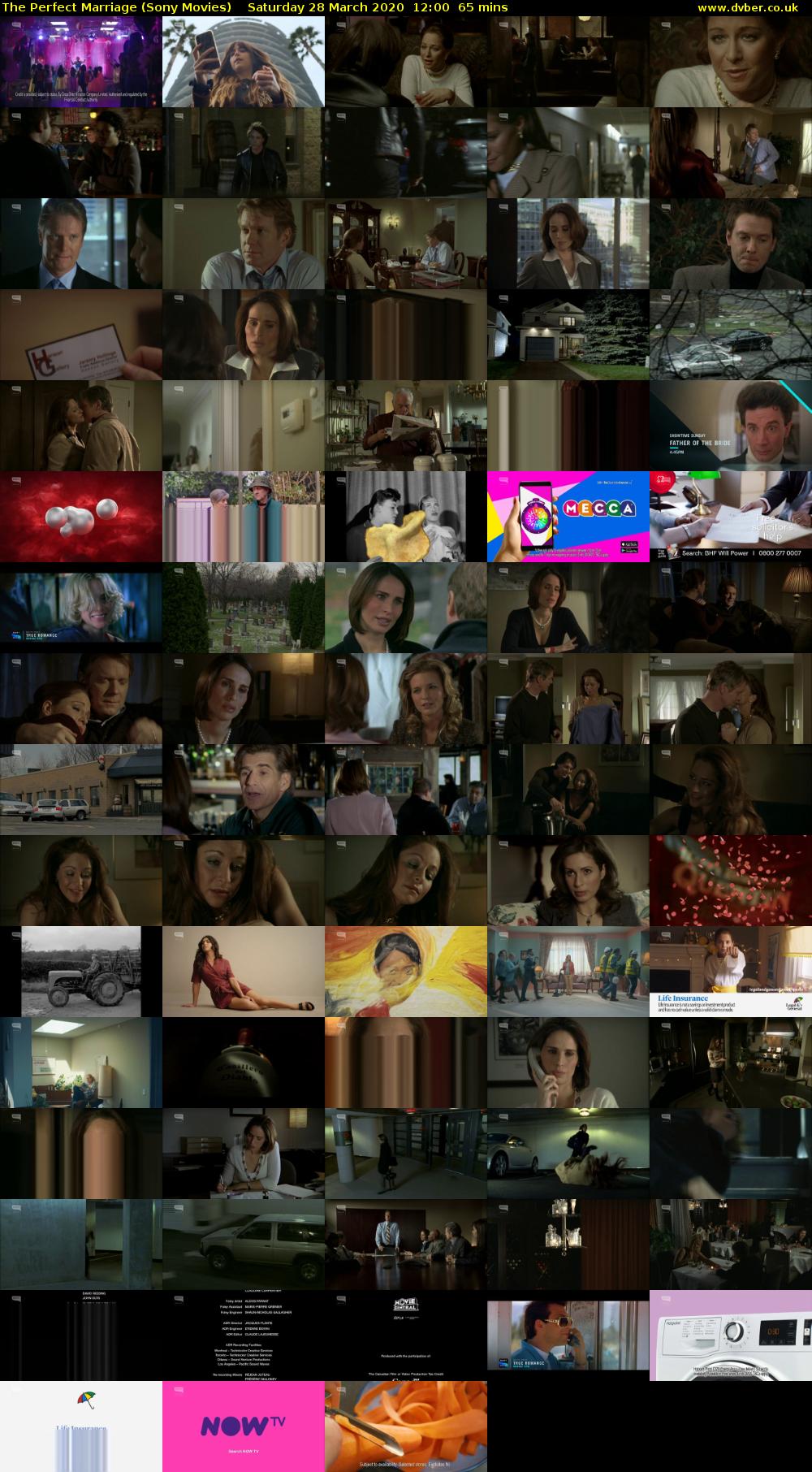 The Perfect Marriage (Sony Movies) Saturday 28 March 2020 12:00 - 13:05