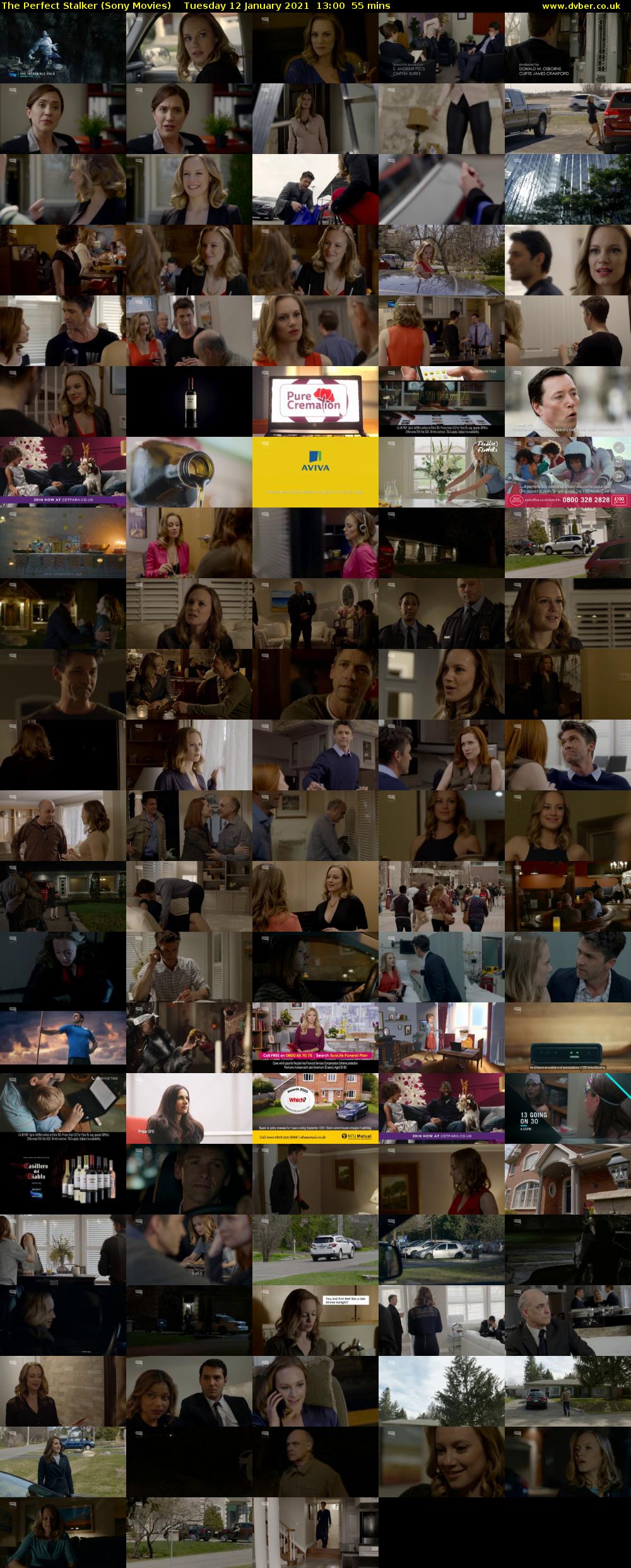 The Perfect Stalker (Sony Movies) Tuesday 12 January 2021 13:00 - 13:55