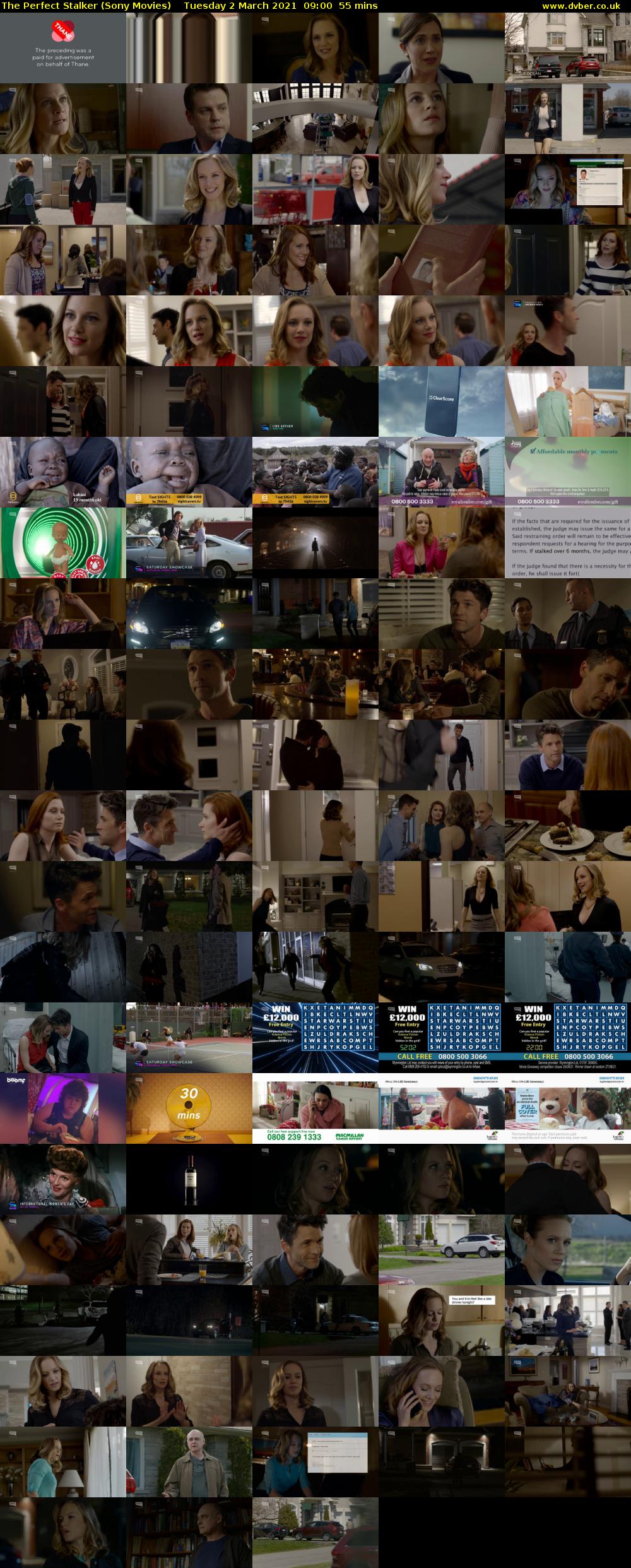 The Perfect Stalker (Sony Movies) Tuesday 2 March 2021 09:00 - 09:55