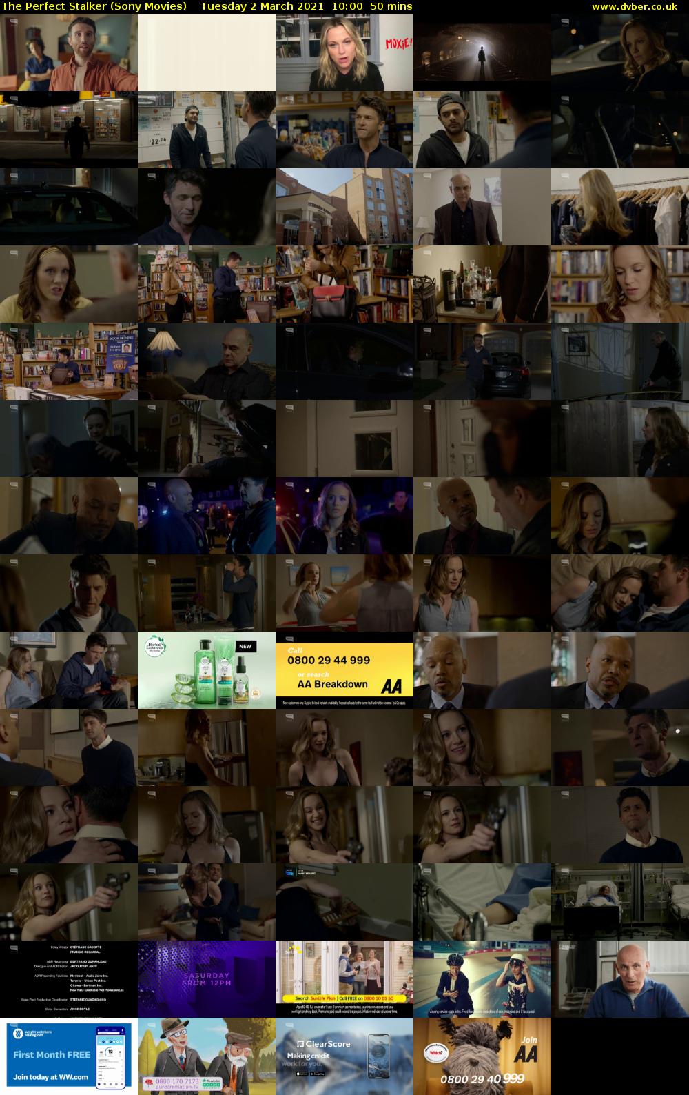 The Perfect Stalker (Sony Movies) Tuesday 2 March 2021 10:00 - 10:50