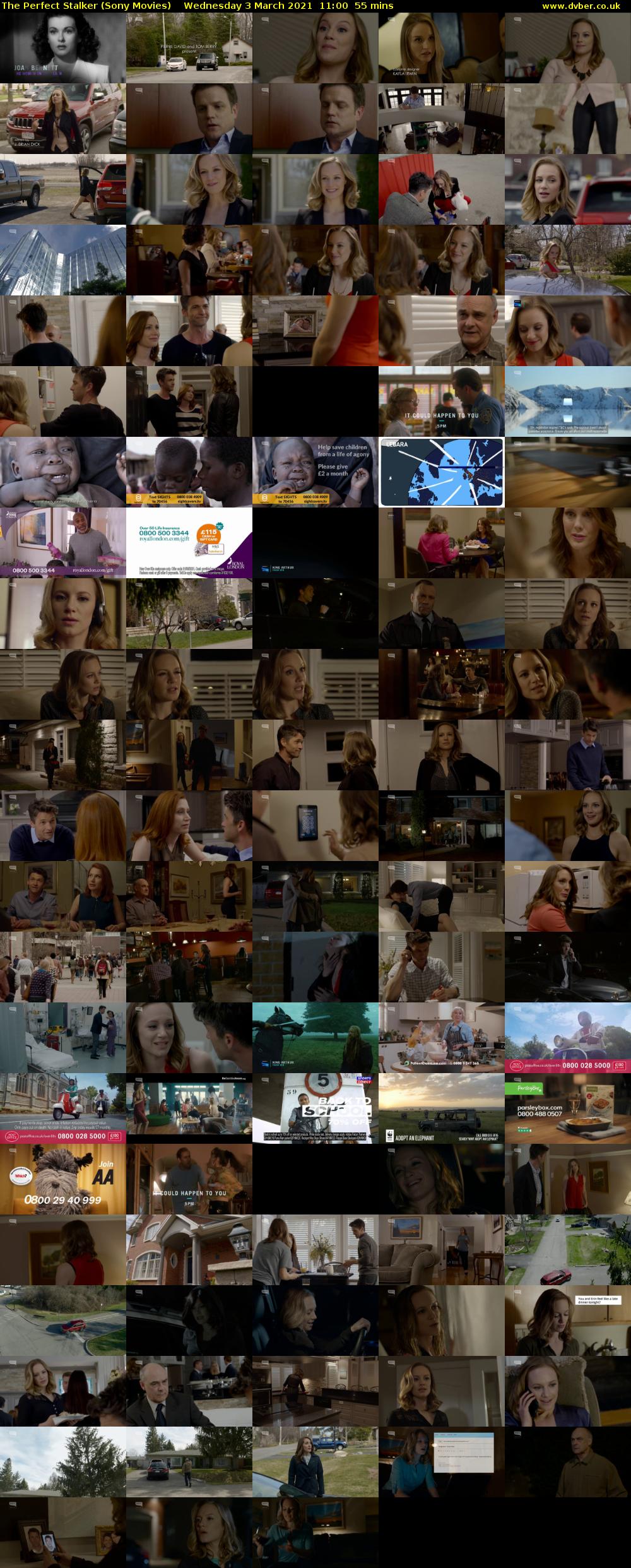 The Perfect Stalker (Sony Movies) Wednesday 3 March 2021 11:00 - 11:55