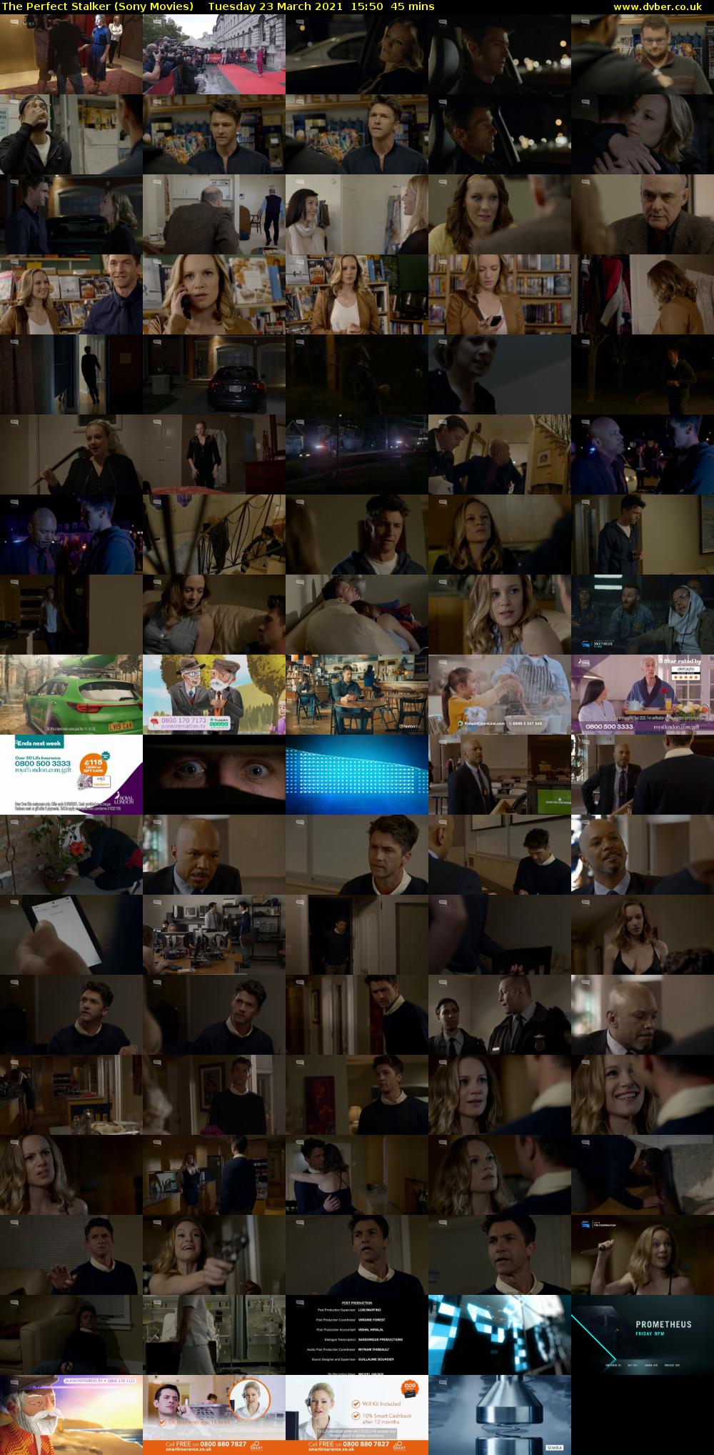 The Perfect Stalker (Sony Movies) Tuesday 23 March 2021 15:50 - 16:35