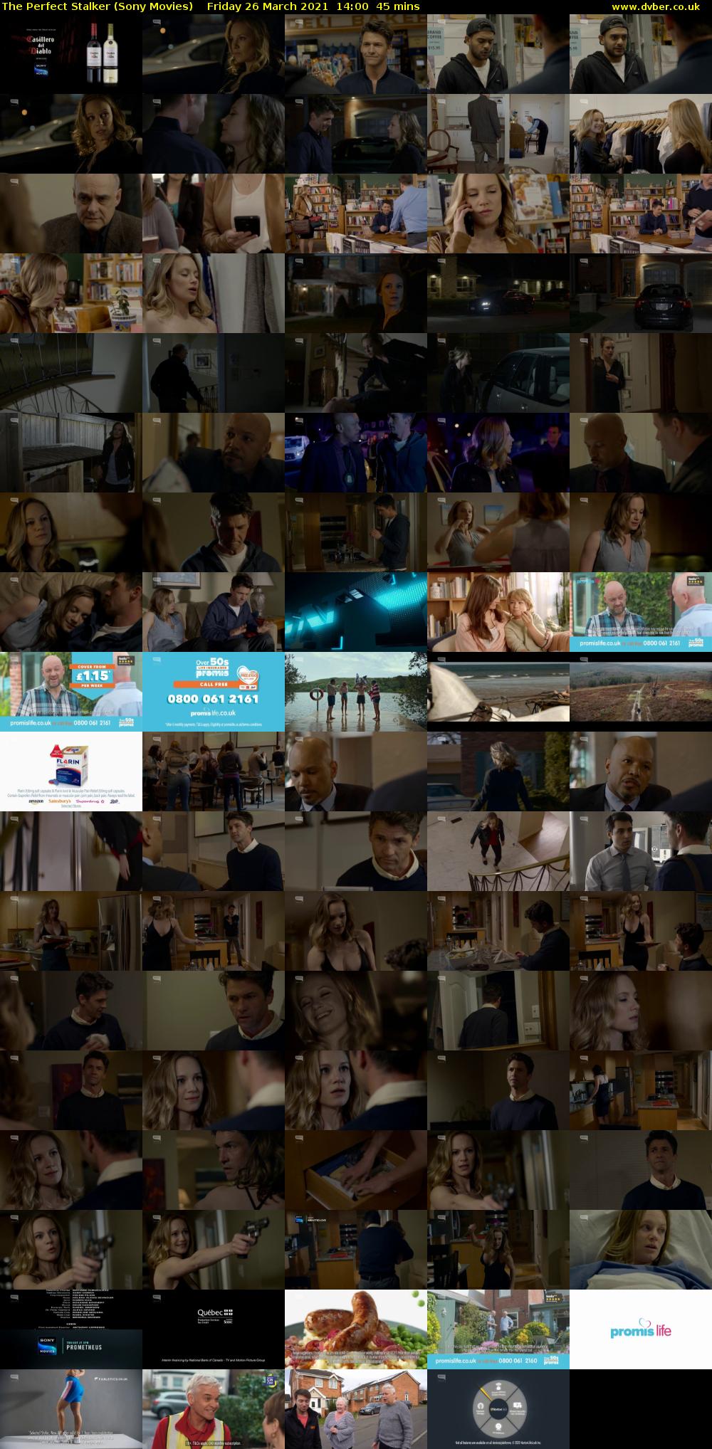 The Perfect Stalker (Sony Movies) Friday 26 March 2021 14:00 - 14:45