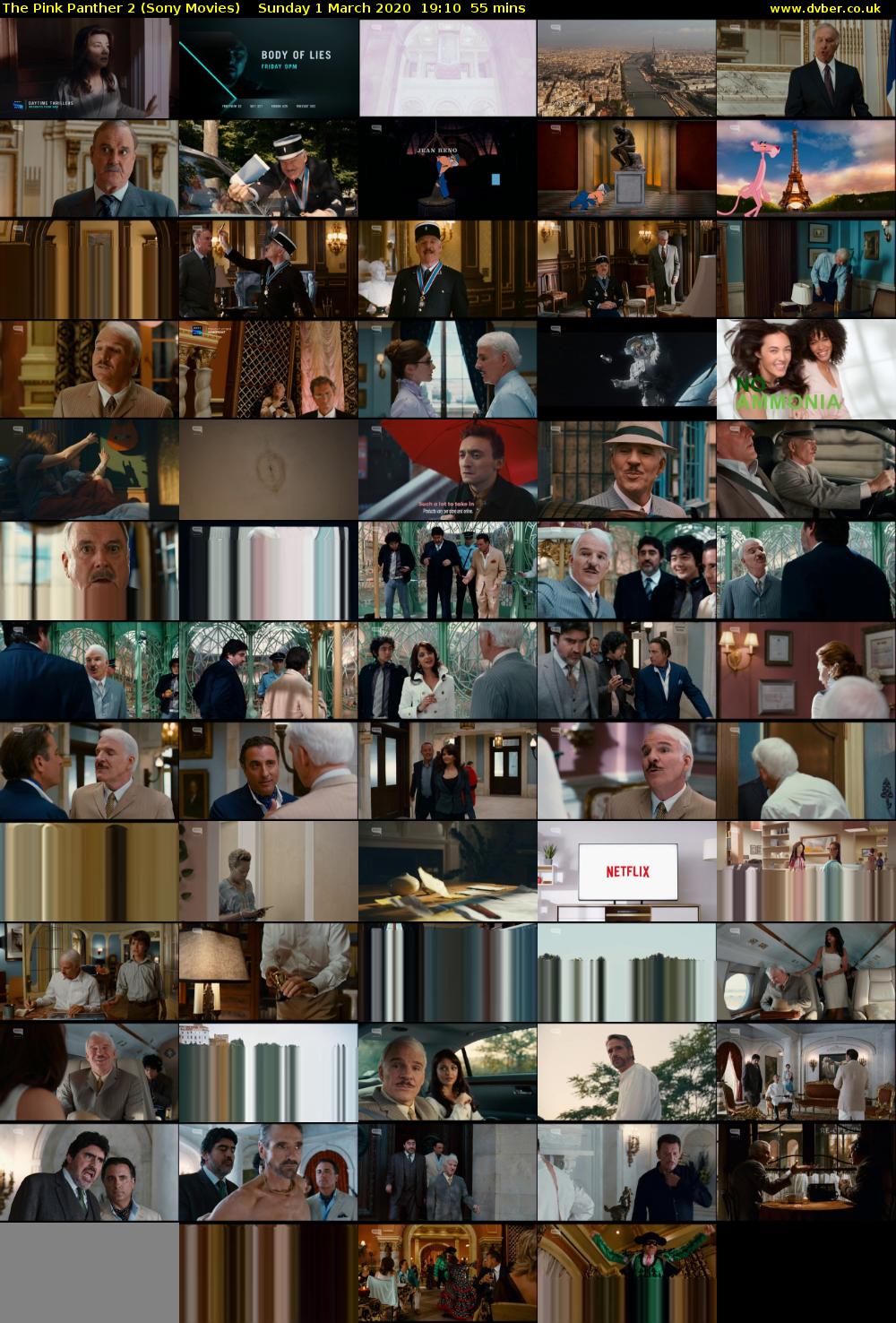 The Pink Panther 2 (Sony Movies) Sunday 1 March 2020 19:10 - 20:05