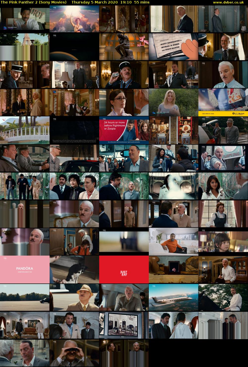 The Pink Panther 2 (Sony Movies) Thursday 5 March 2020 19:10 - 20:05