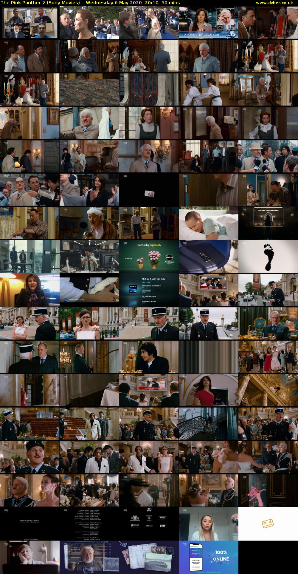 The Pink Panther 2 (Sony Movies) Wednesday 6 May 2020 20:10 - 21:00