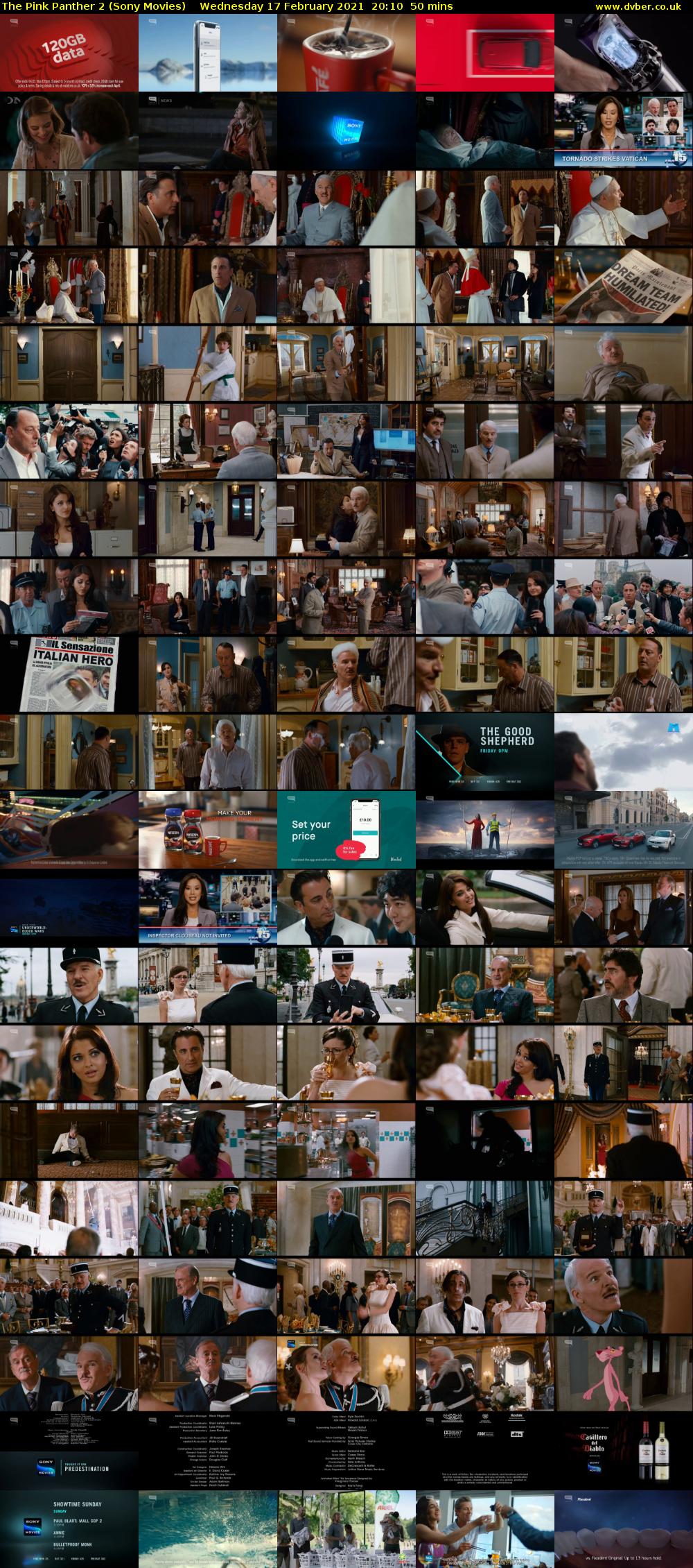 The Pink Panther 2 (Sony Movies) Wednesday 17 February 2021 20:10 - 21:00