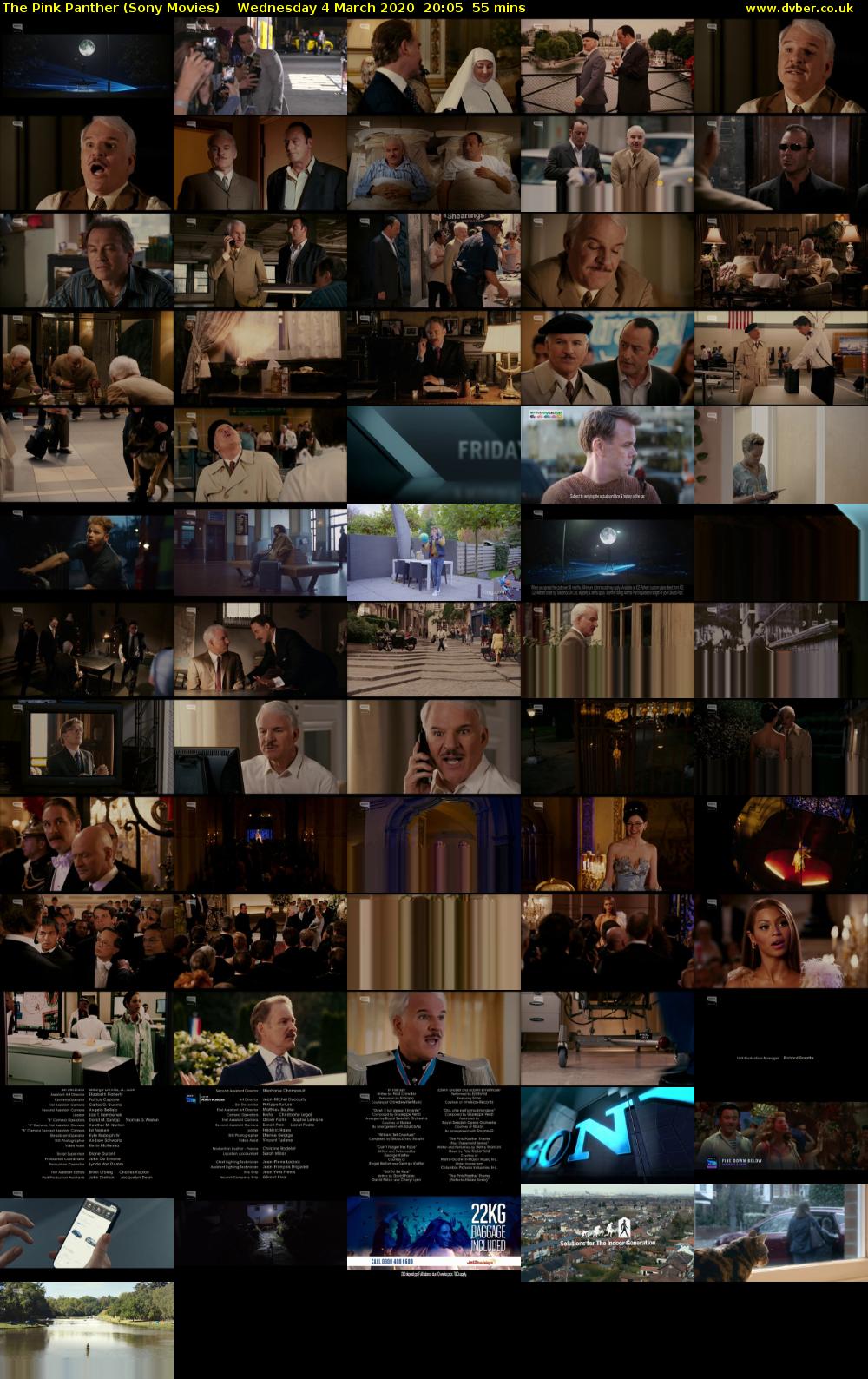 The Pink Panther (Sony Movies) Wednesday 4 March 2020 20:05 - 21:00