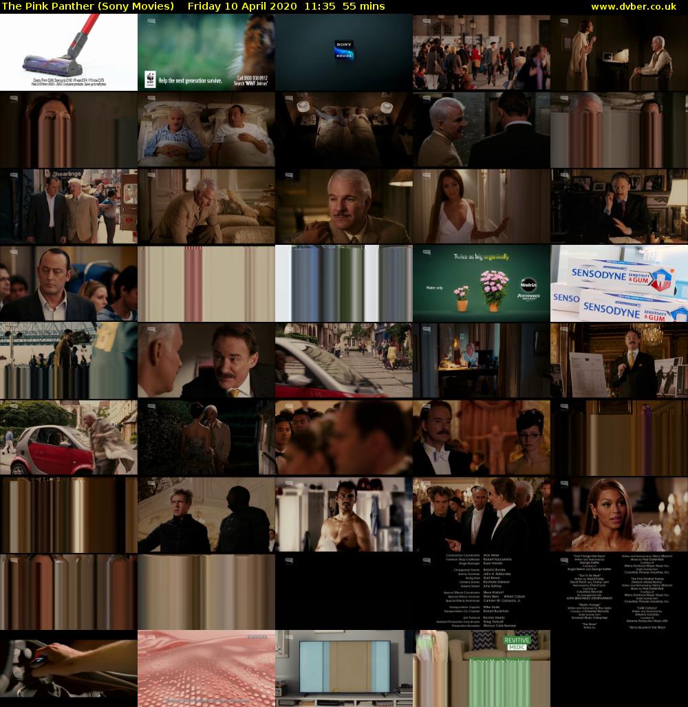 The Pink Panther (Sony Movies) Friday 10 April 2020 11:35 - 12:30