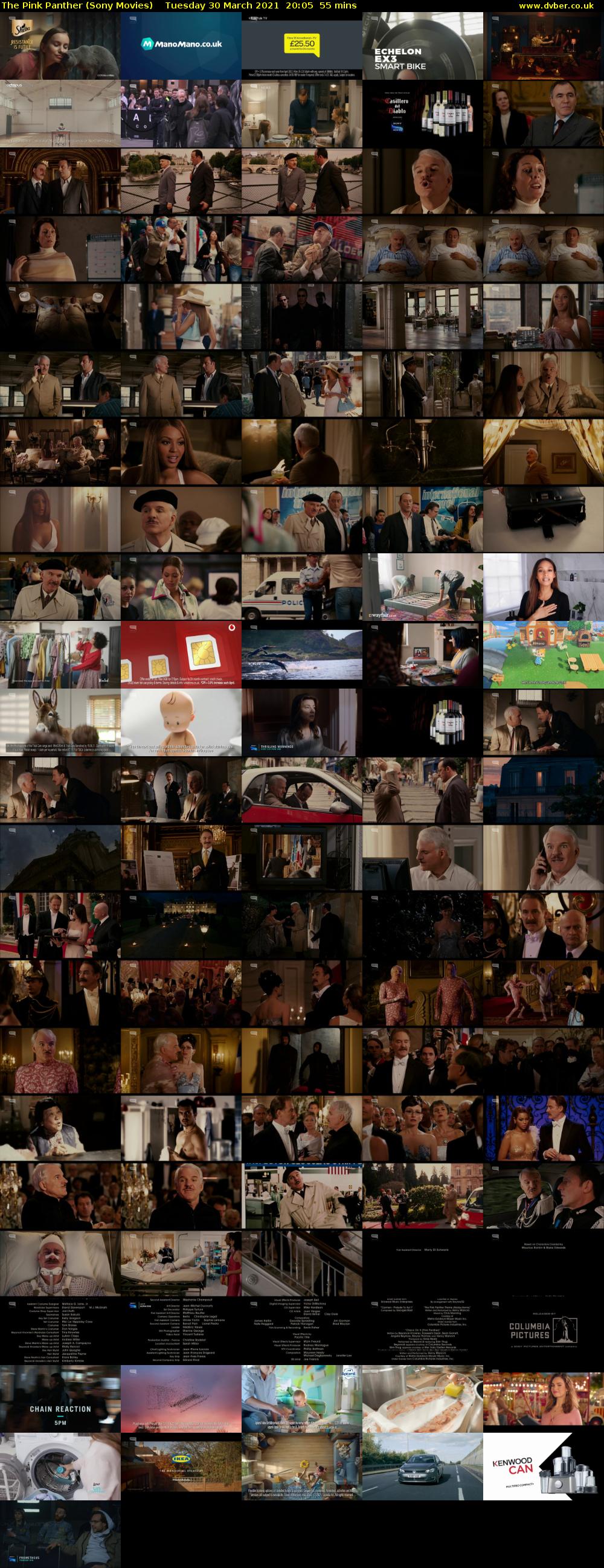 The Pink Panther (Sony Movies) Tuesday 30 March 2021 20:05 - 21:00