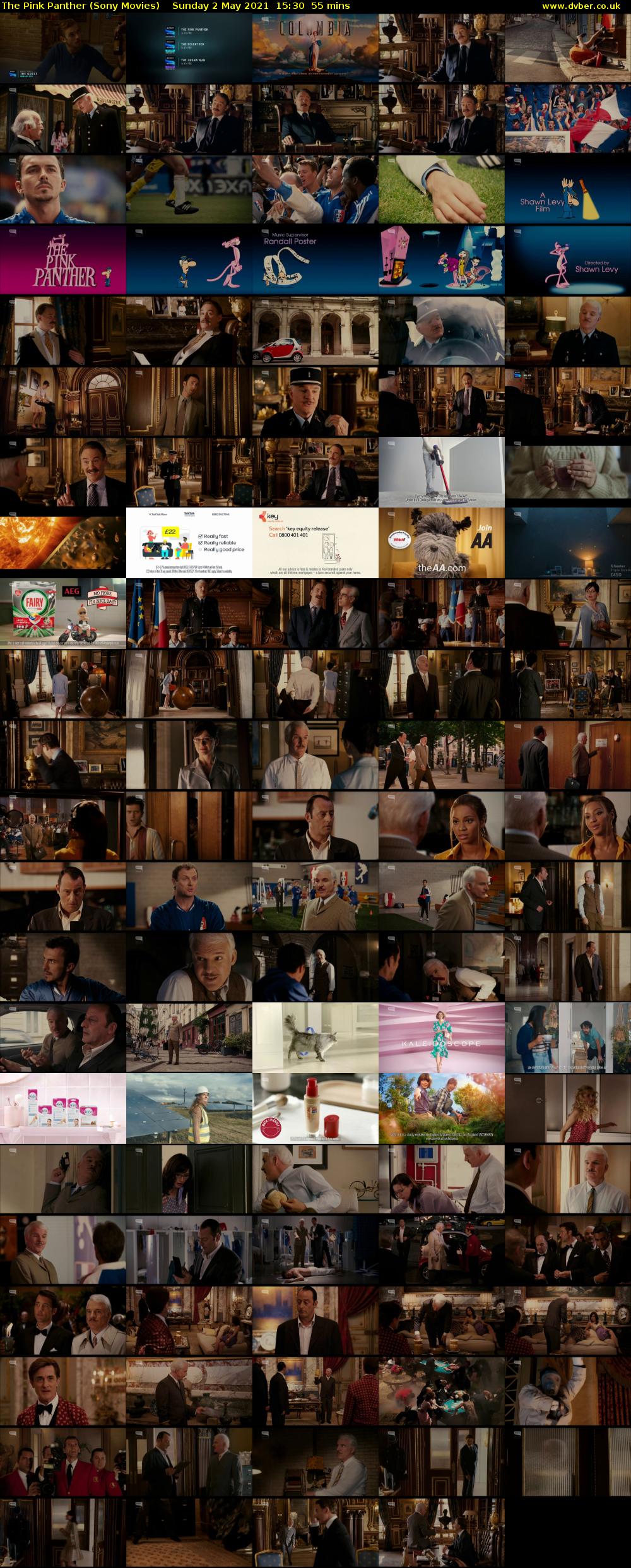 The Pink Panther (Sony Movies) Sunday 2 May 2021 15:30 - 16:25